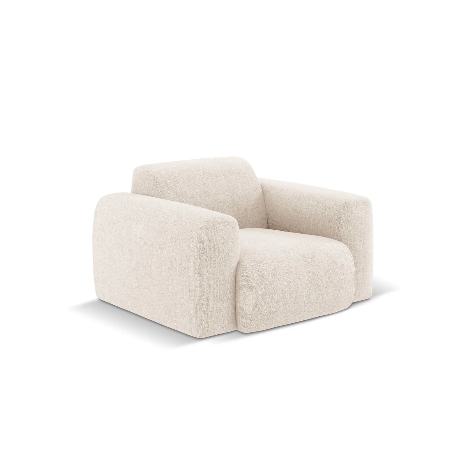 Nolio Sessel aus Samt oder Chenille, 105x95x72 cm - Image 4