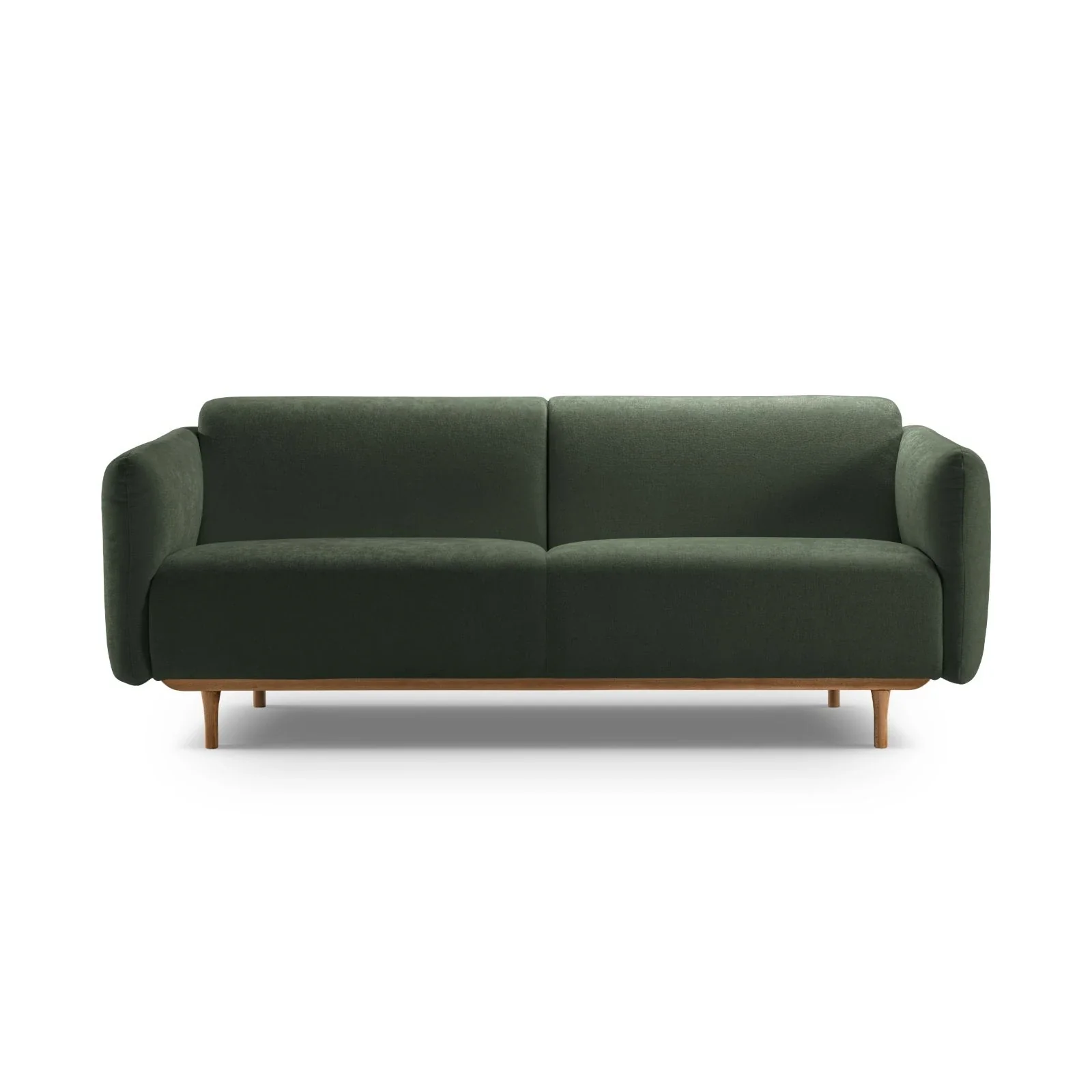 Noomi 2-Sitzer Sofa aus Samt oder Strukturstoff, 162x94 cm