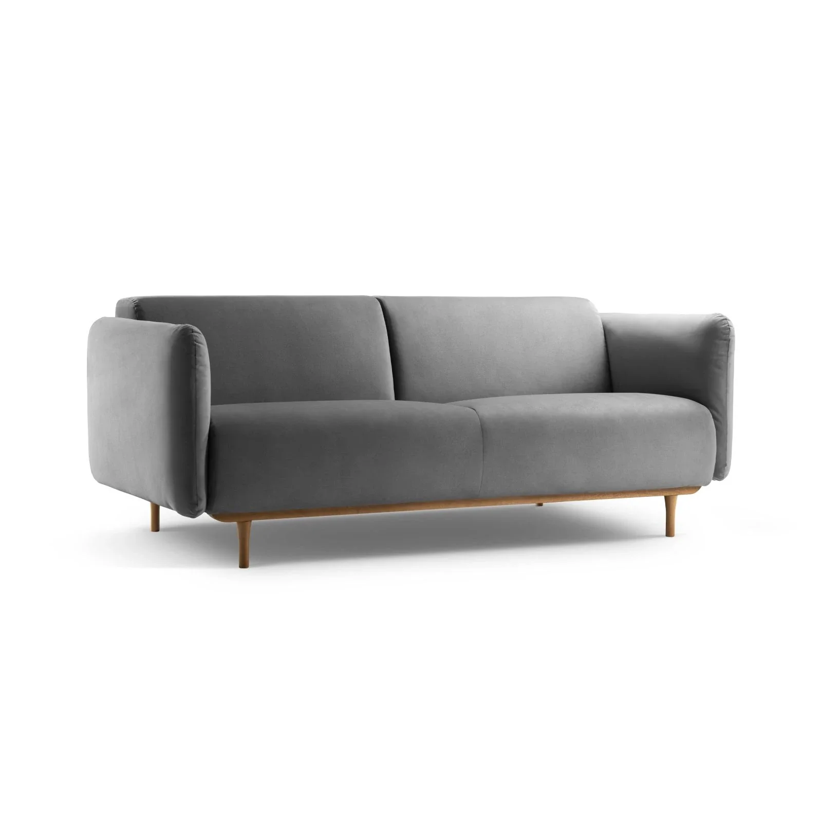 Noomi 2-Sitzer Sofa aus Samt oder Strukturstoff, 162x94 cm - Image 16