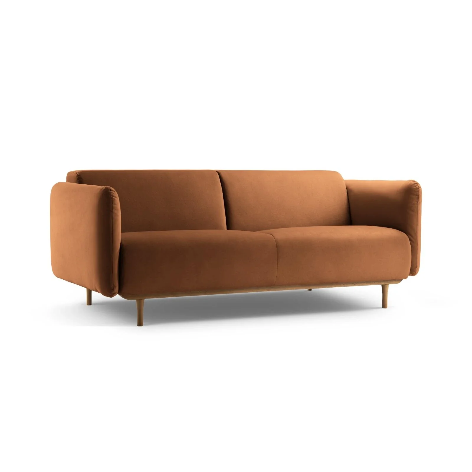 Noomi 2-Sitzer Sofa aus Samt oder Strukturstoff, 162x94 cm - Image 23