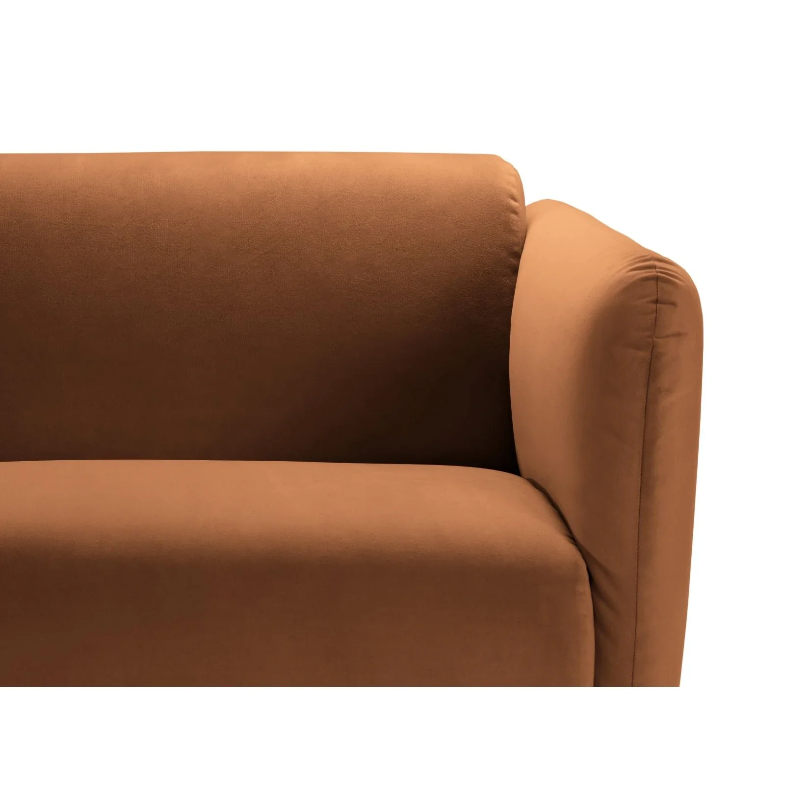 Noomi 2-Sitzer Sofa aus Samt oder Strukturstoff, 162x94 cm - Image 27