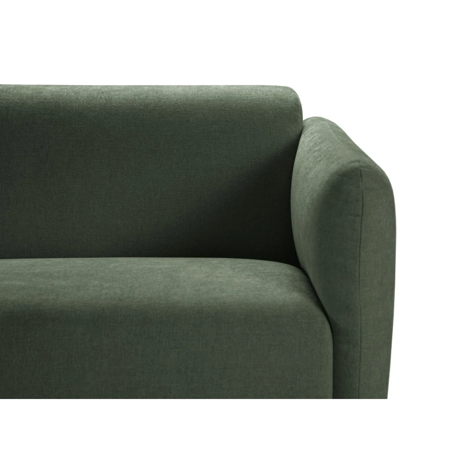 Noomi 2-Sitzer Sofa aus Samt oder Strukturstoff, 162x94 cm - Image 6