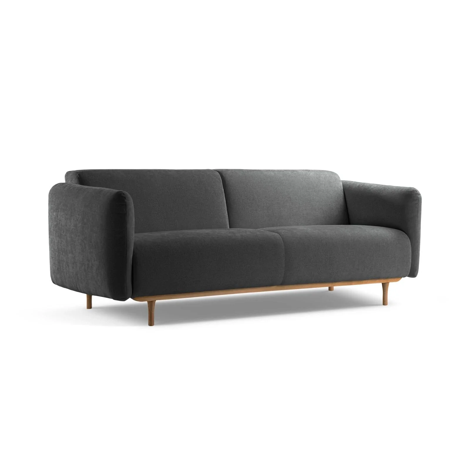 Noomi 2-Sitzer Sofa aus Samt oder Strukturstoff, 162x94 cm - Image 9