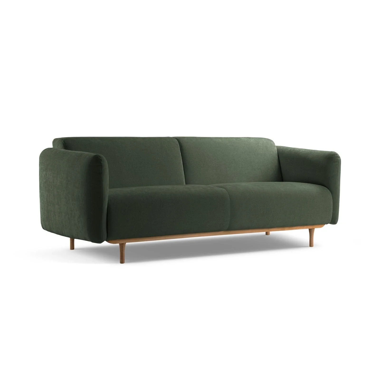 Noomi 3-Sitzer Sofa aus Samt oder Strukturstoff, 196x94 cm - Image 2