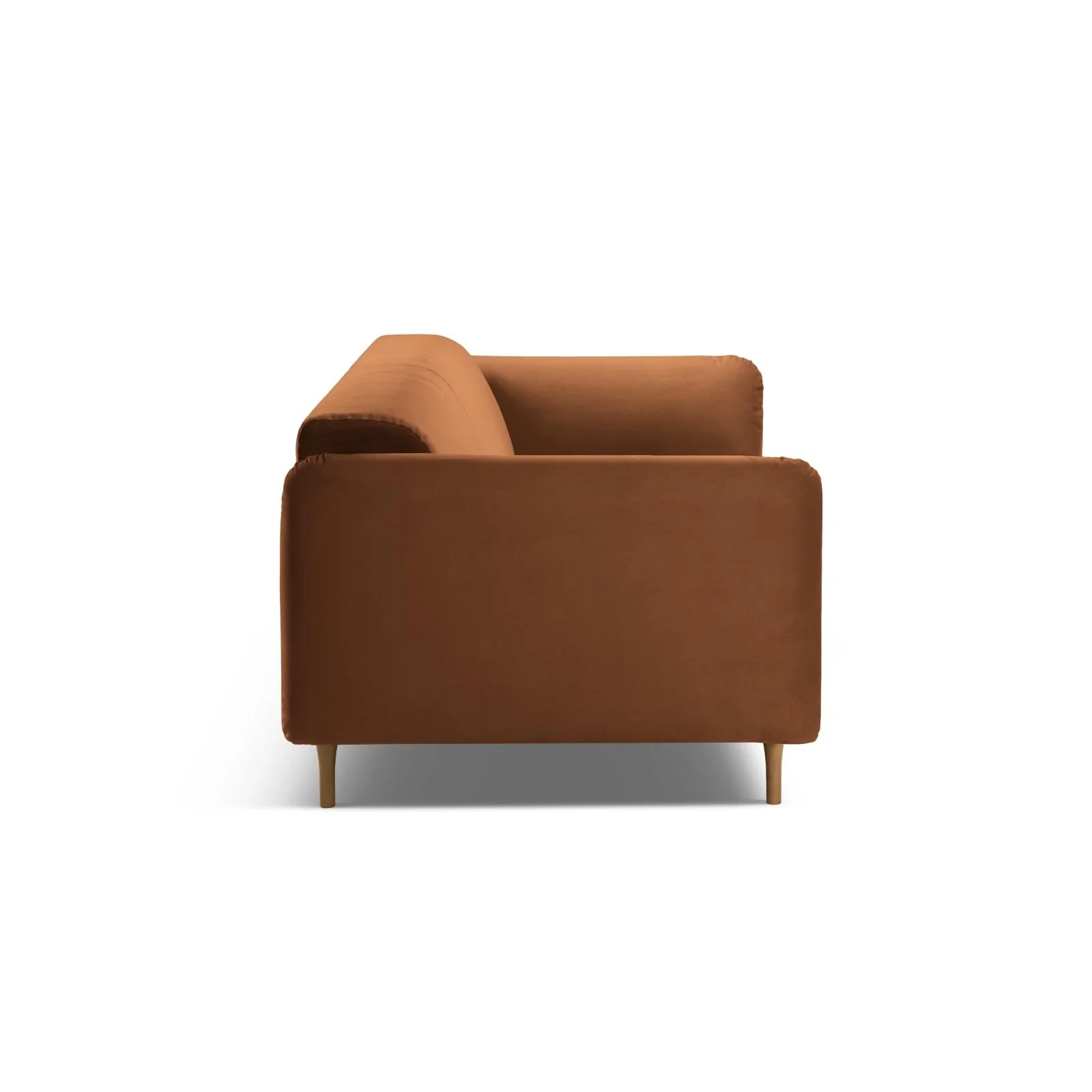 Noomi 3-Sitzer Sofa aus Samt oder Strukturstoff, 196x94 cm - Image 24