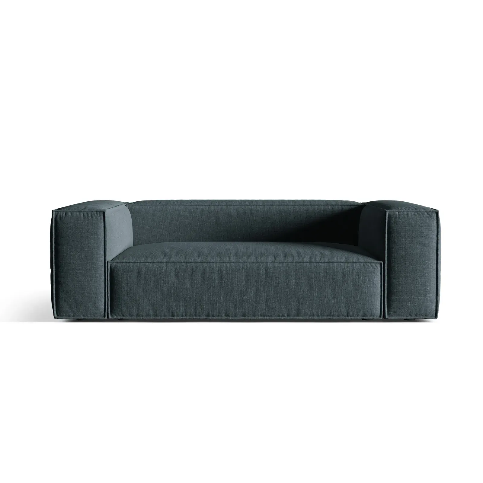 Nuria 3-Sitzer Sofa mit Bezug in Samt, Strukturstoff oder Boucle-Stoff, 210x110 cm - Image 21