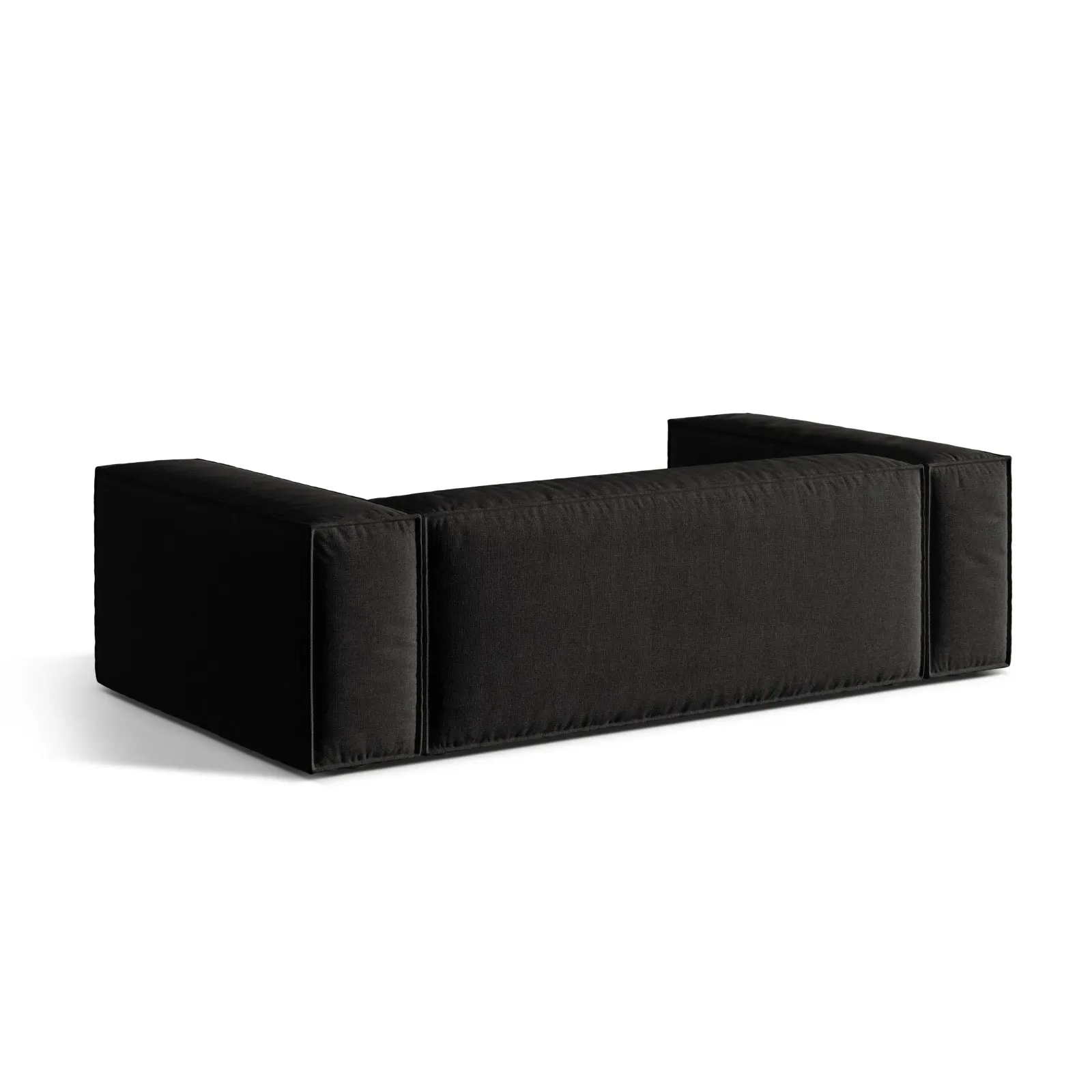 Nuria 3-Sitzer Sofa mit Bezug in Samt, Strukturstoff oder Boucle-Stoff, 210x110 cm - Image 38