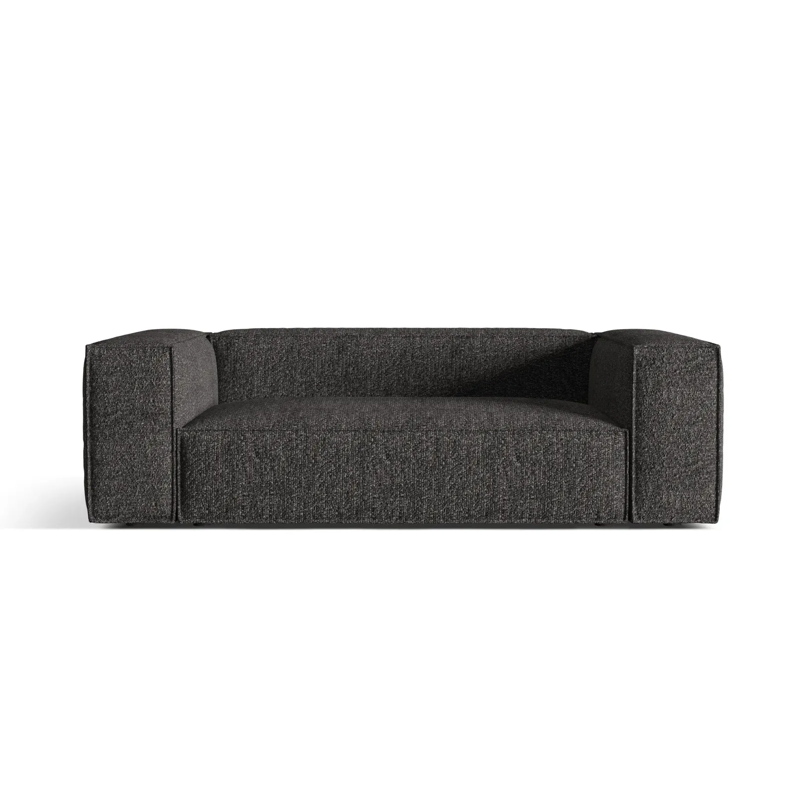 Nuria 3-Sitzer Sofa mit Bezug in Samt, Strukturstoff oder Boucle-Stoff, 210x110 cm - Image 51