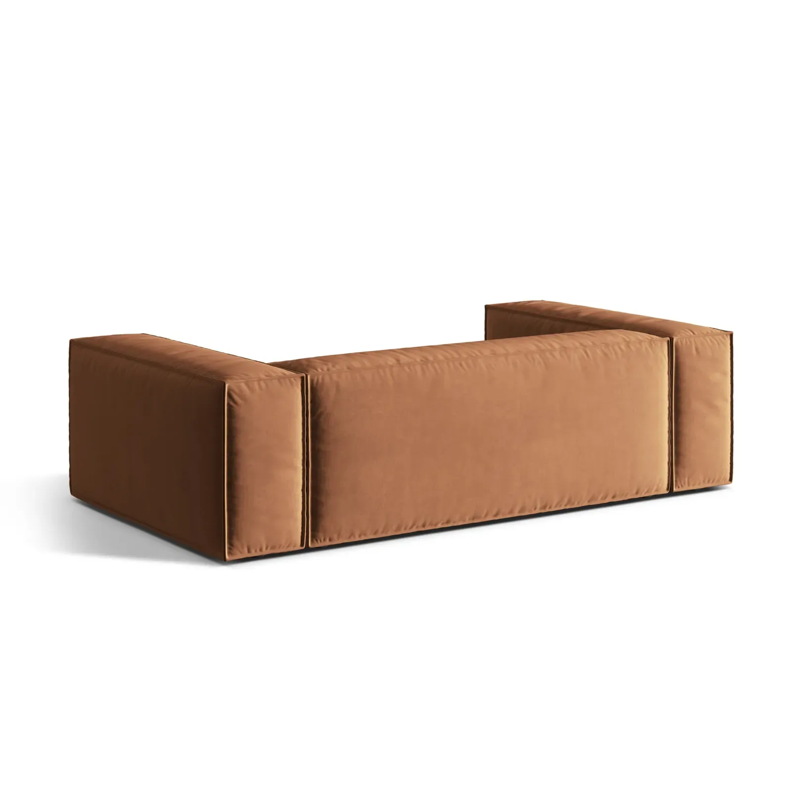 Nuria 3-Sitzer Sofa mit Bezug in Samt, Strukturstoff oder Boucle-Stoff, 210x110 cm - Image 78