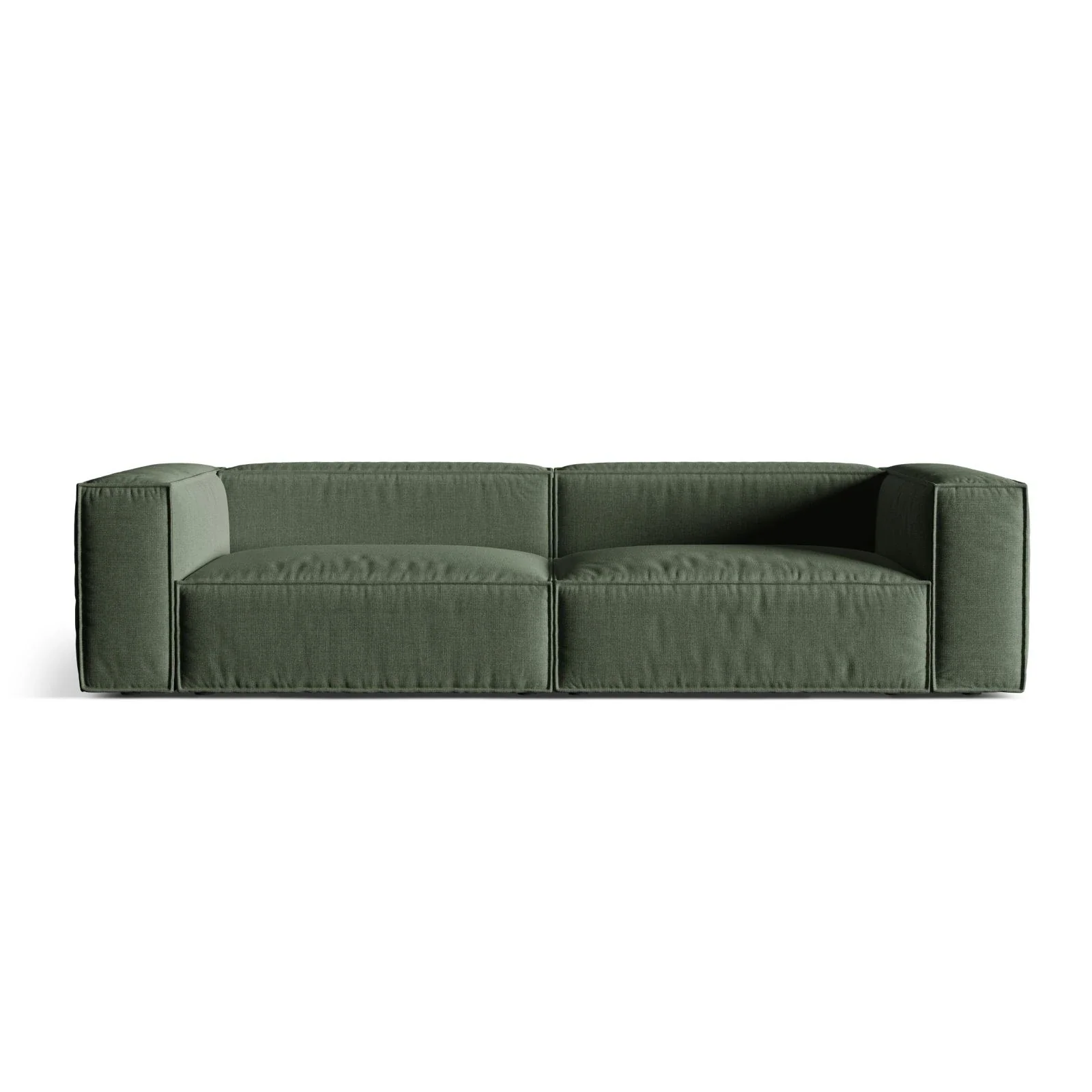 Nuria 5-Sitzer Sofa mit Bezug aus Samt, Boucle oder Strukturstoff, 110x290 cm - Image 11