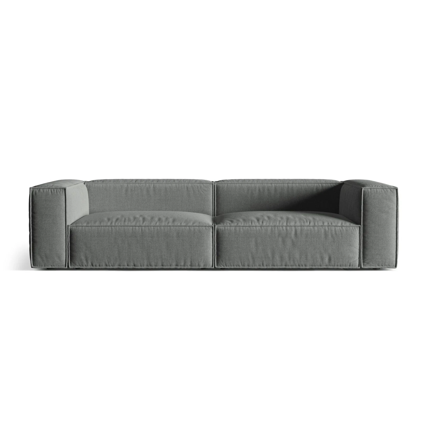 Nuria 5-Sitzer Sofa mit Bezug aus Samt, Boucle oder Strukturstoff, 110x290 cm - Image 21