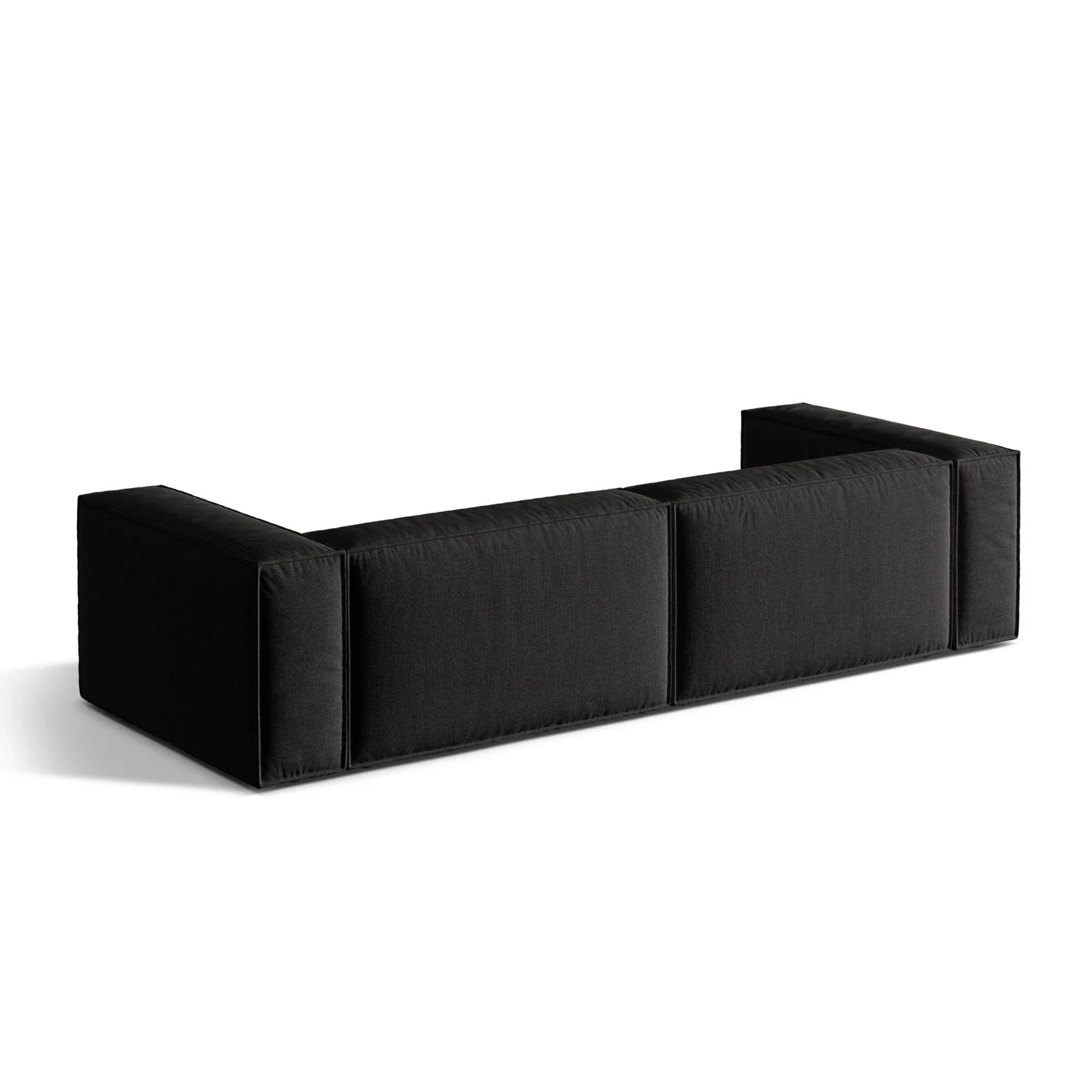 Nuria 5-Sitzer Sofa mit Bezug aus Samt, Boucle oder Strukturstoff, 110x290 cm - Image 28