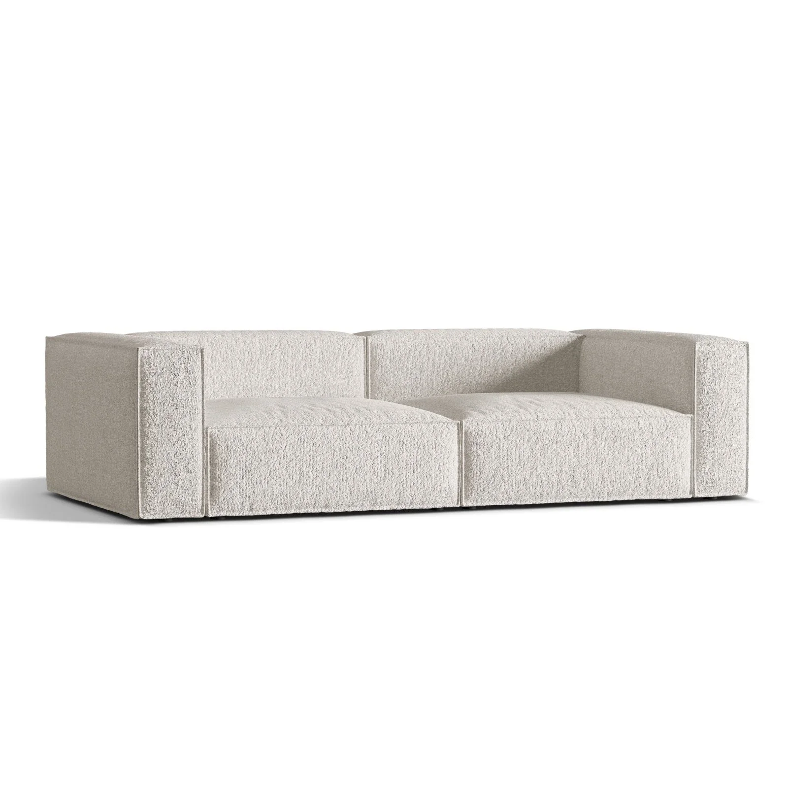 Nuria 5-Sitzer Sofa mit Bezug aus Samt, Boucle oder Strukturstoff, 110x290 cm - Image 32