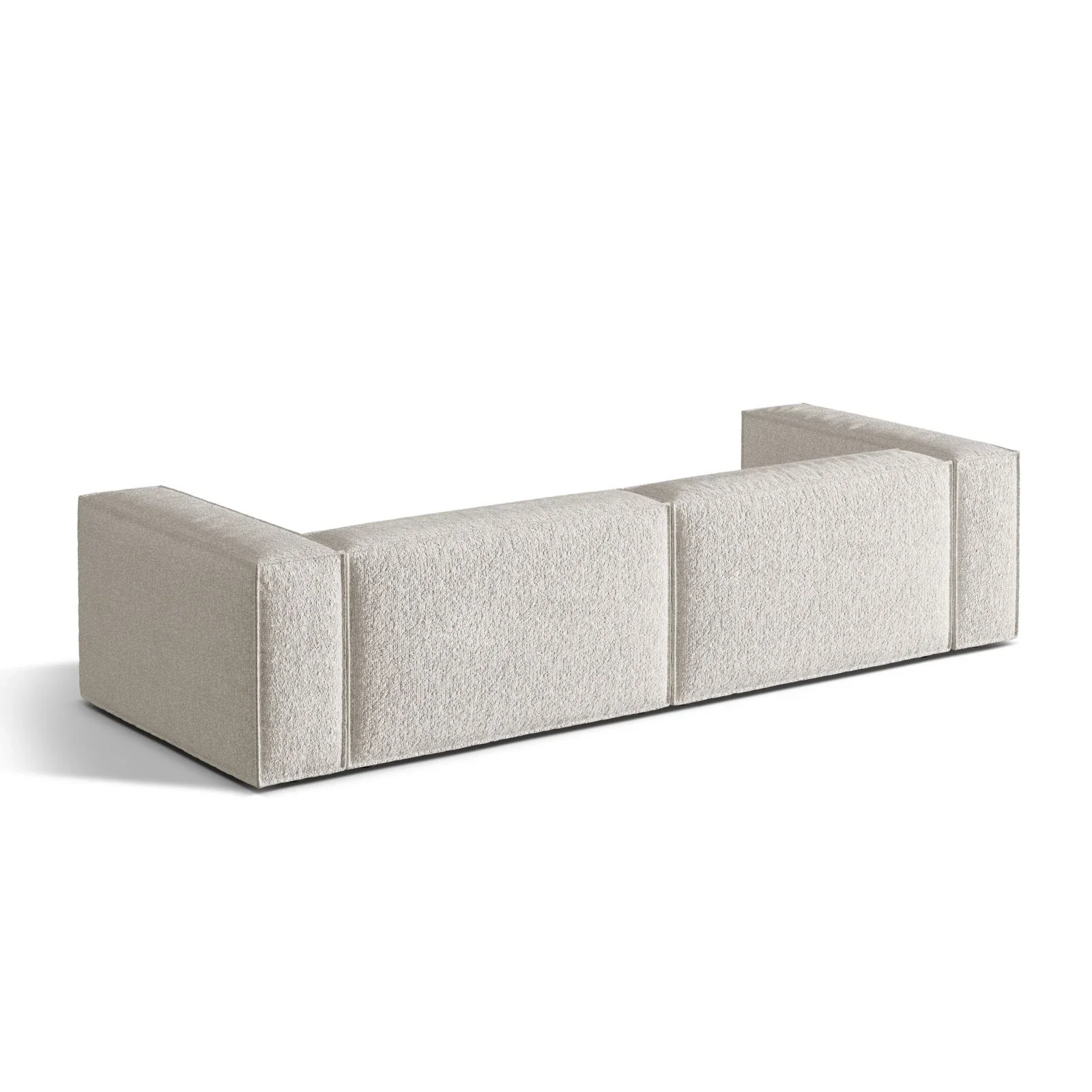Nuria 5-Sitzer Sofa mit Bezug aus Samt, Boucle oder Strukturstoff, 110x290 cm - Image 33