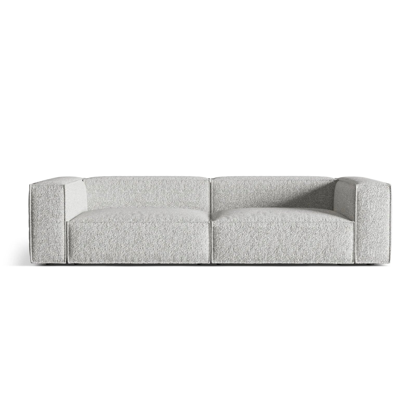 Nuria 5-Sitzer Sofa mit Bezug aus Samt, Boucle oder Strukturstoff, 110x290 cm - Image 36