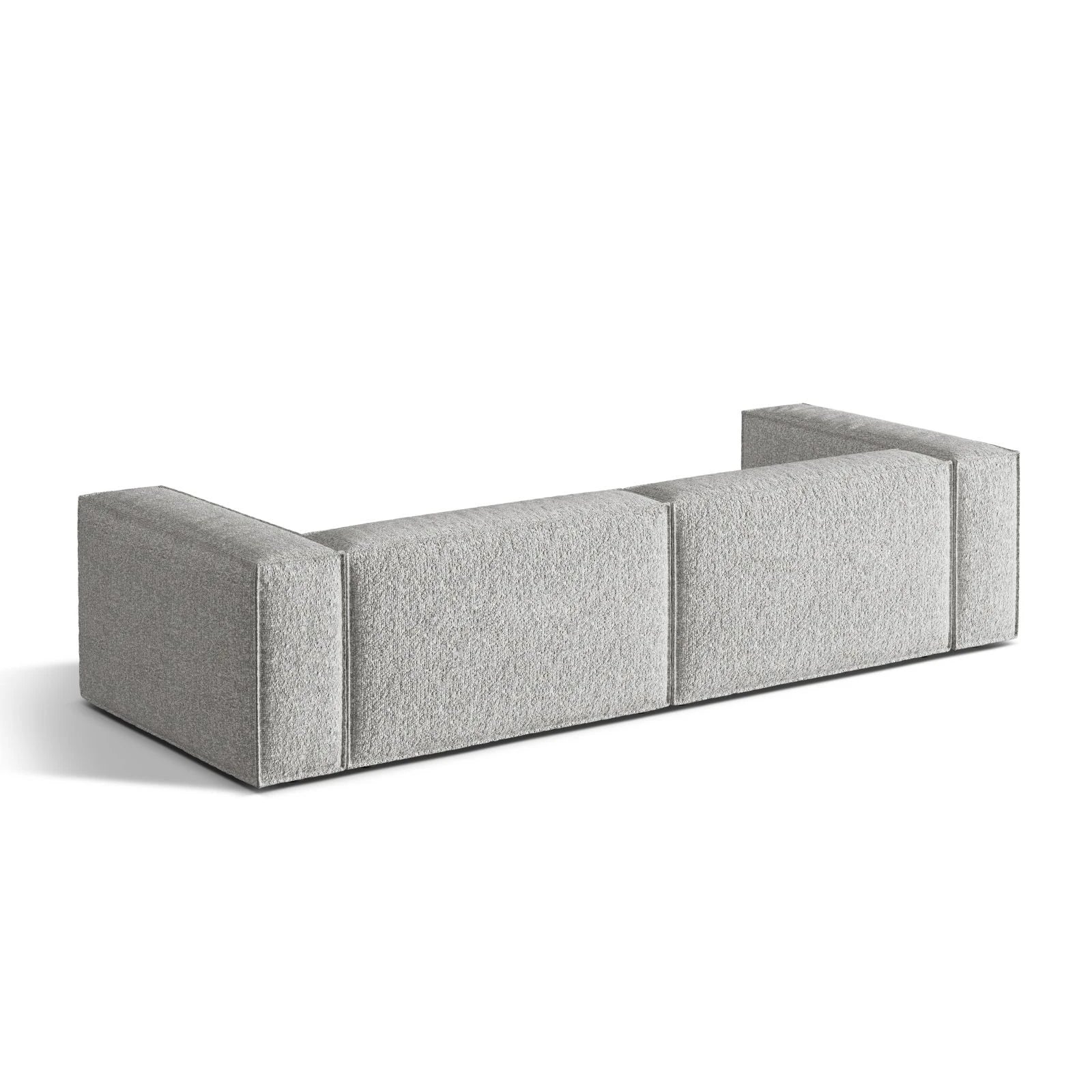 Nuria 5-Sitzer Sofa mit Bezug aus Samt, Boucle oder Strukturstoff, 110x290 cm - Image 38