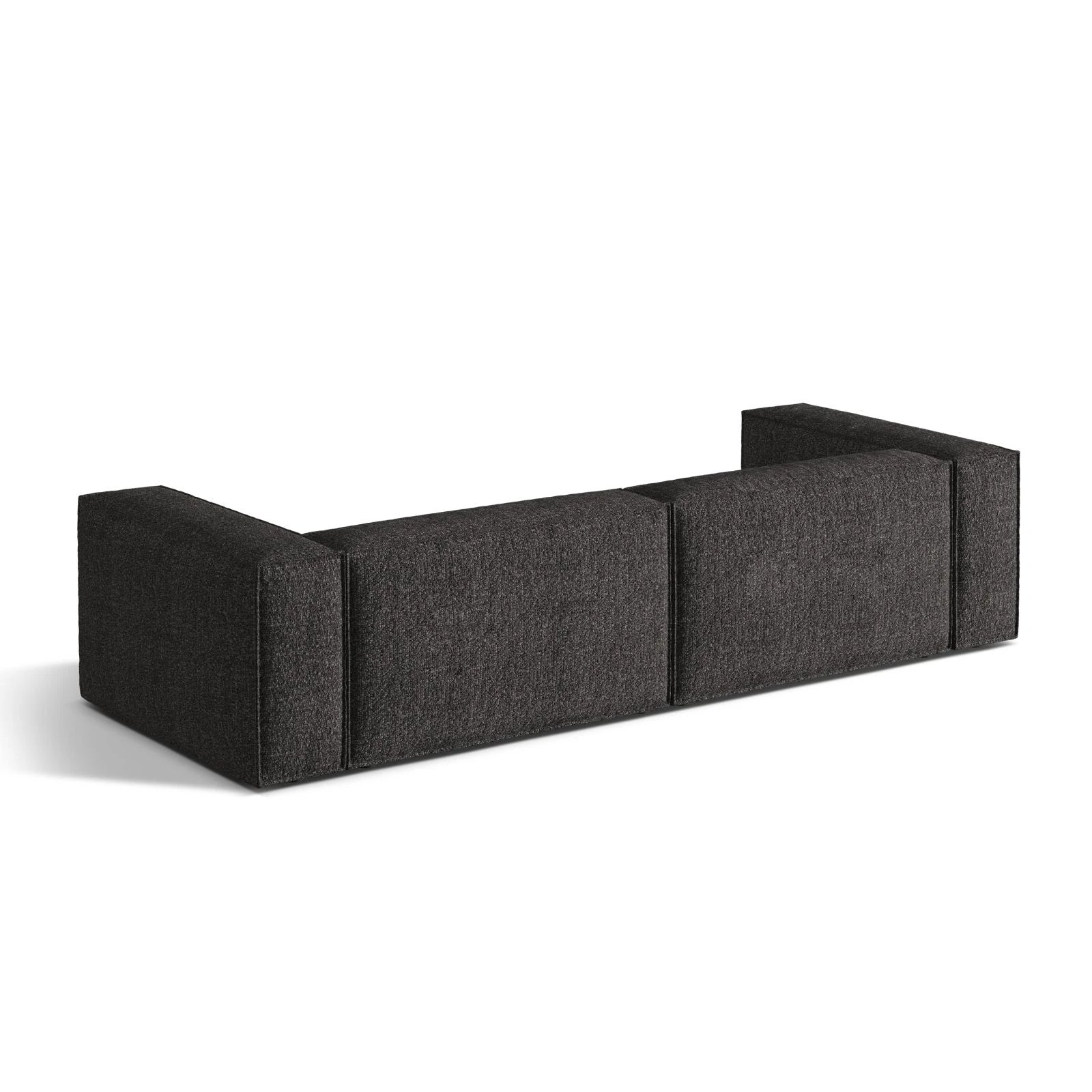 Nuria 5-Sitzer Sofa mit Bezug aus Samt, Boucle oder Strukturstoff, 110x290 cm - Image 43