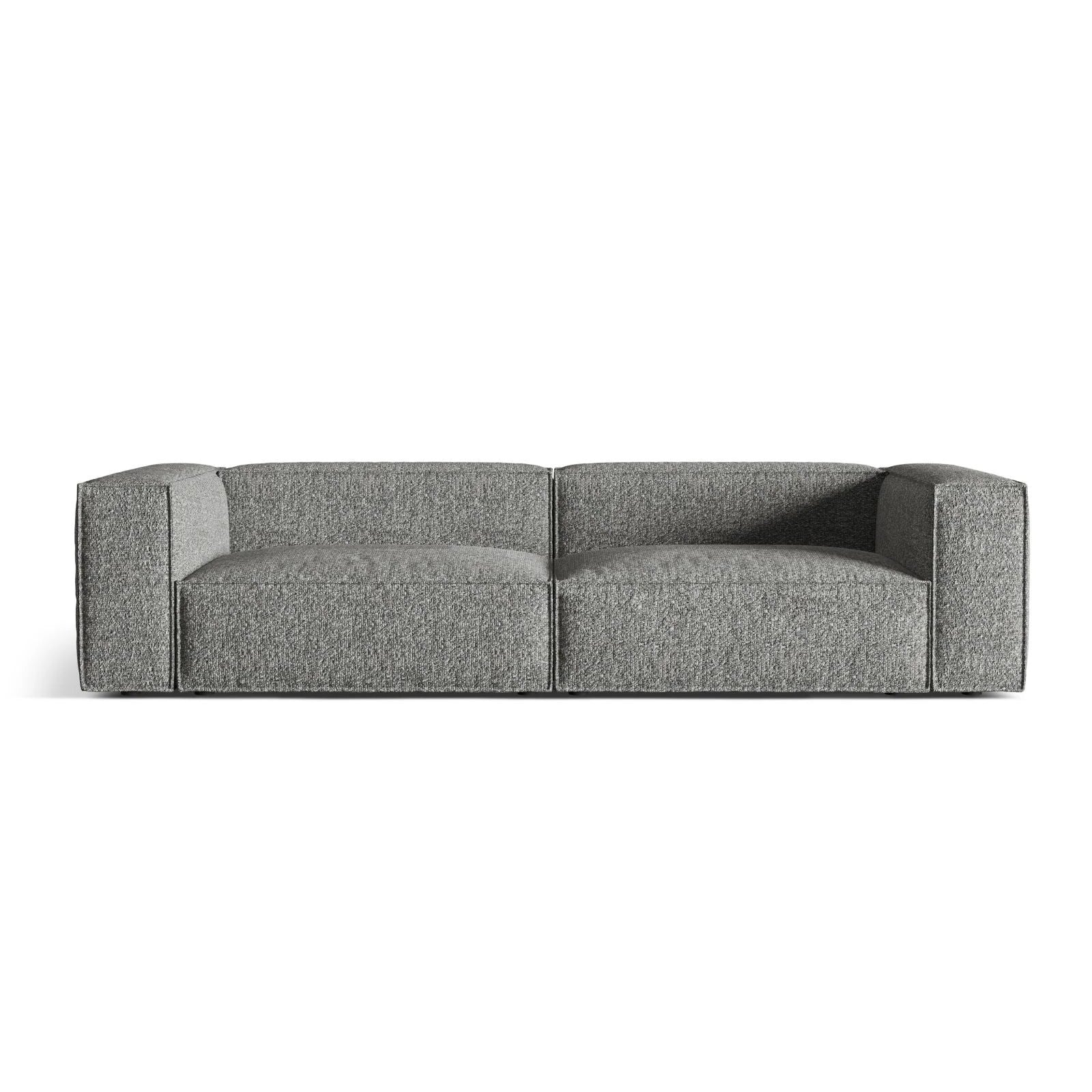 Nuria 5-Sitzer Sofa mit Bezug aus Samt, Boucle oder Strukturstoff, 110x290 cm - Image 46