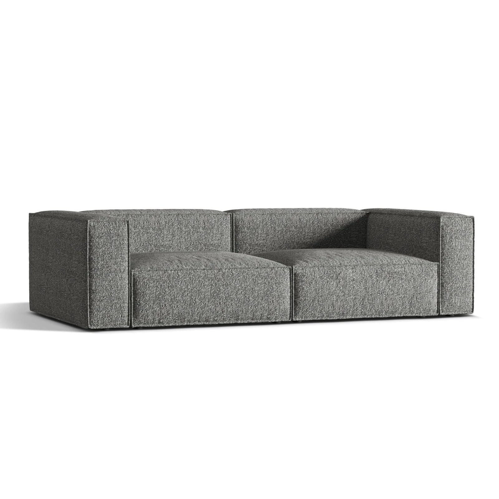 Nuria 5-Sitzer Sofa mit Bezug aus Samt, Boucle oder Strukturstoff, 110x290 cm - Image 47