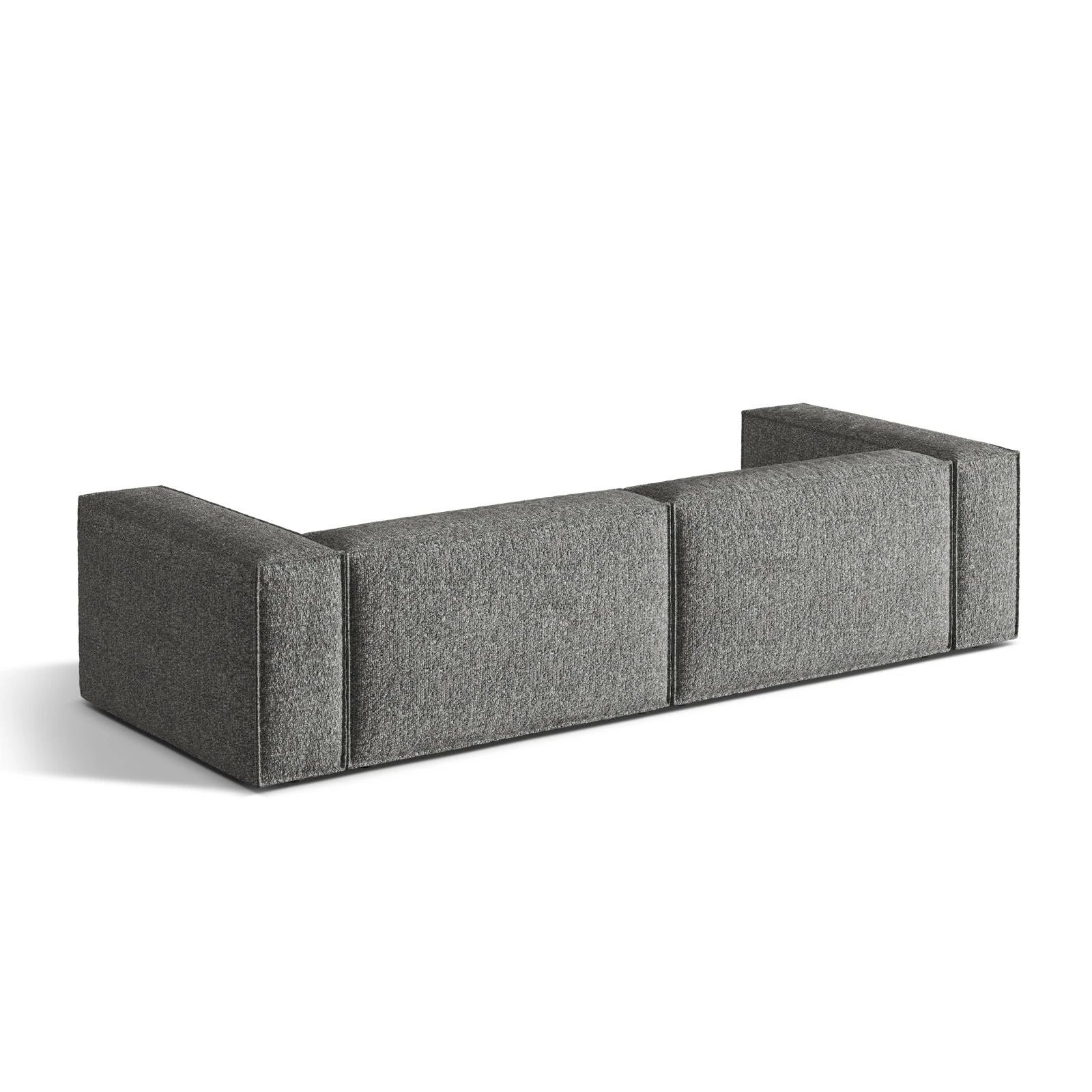 Nuria 5-Sitzer Sofa mit Bezug aus Samt, Boucle oder Strukturstoff, 110x290 cm - Image 48