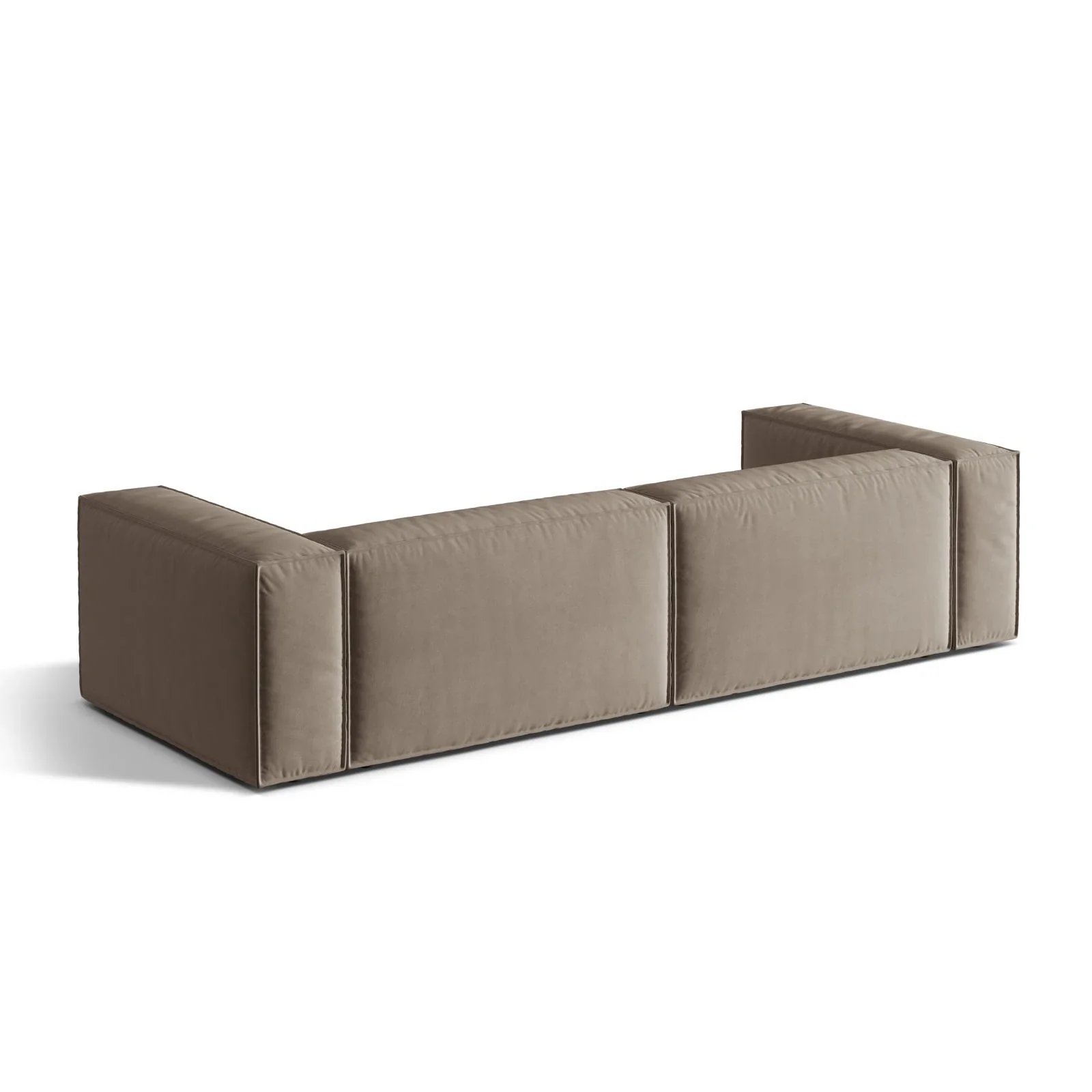 Nuria 5-Sitzer Sofa mit Bezug aus Samt, Boucle oder Strukturstoff, 110x290 cm - Image 63