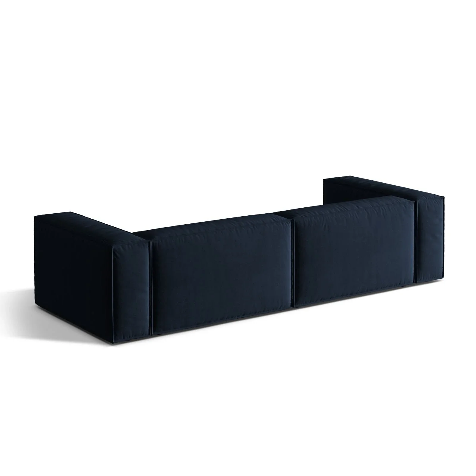 Nuria 5-Sitzer Sofa mit Bezug aus Samt, Boucle oder Strukturstoff, 110x290 cm - Image 73