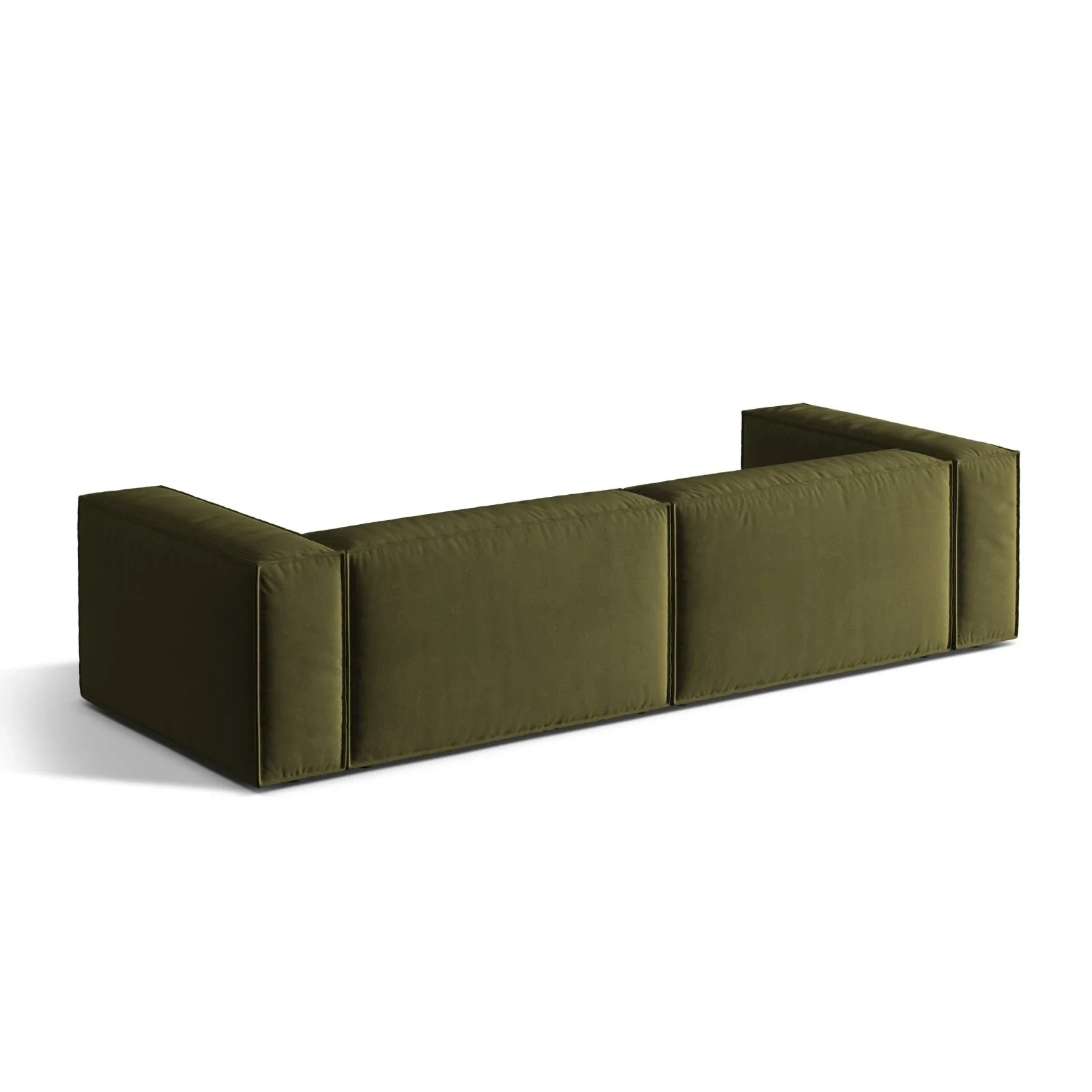 Nuria 5-Sitzer Sofa mit Bezug aus Samt, Boucle oder Strukturstoff, 110x290 cm - Image 78