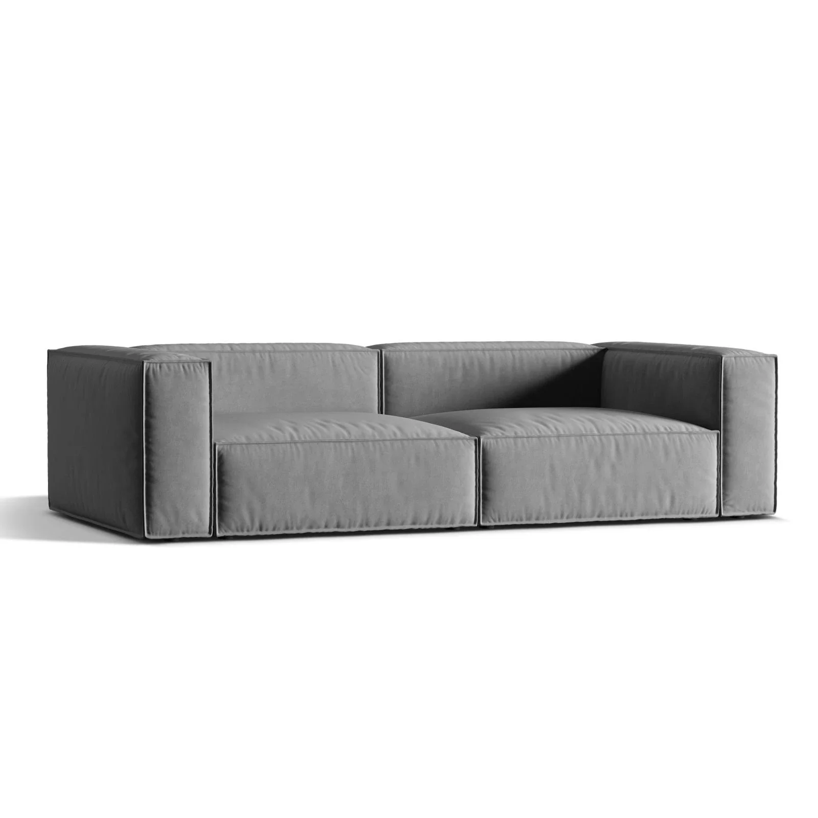Nuria 5-Sitzer Sofa mit Bezug aus Samt, Boucle oder Strukturstoff, 110x290 cm - Image 82