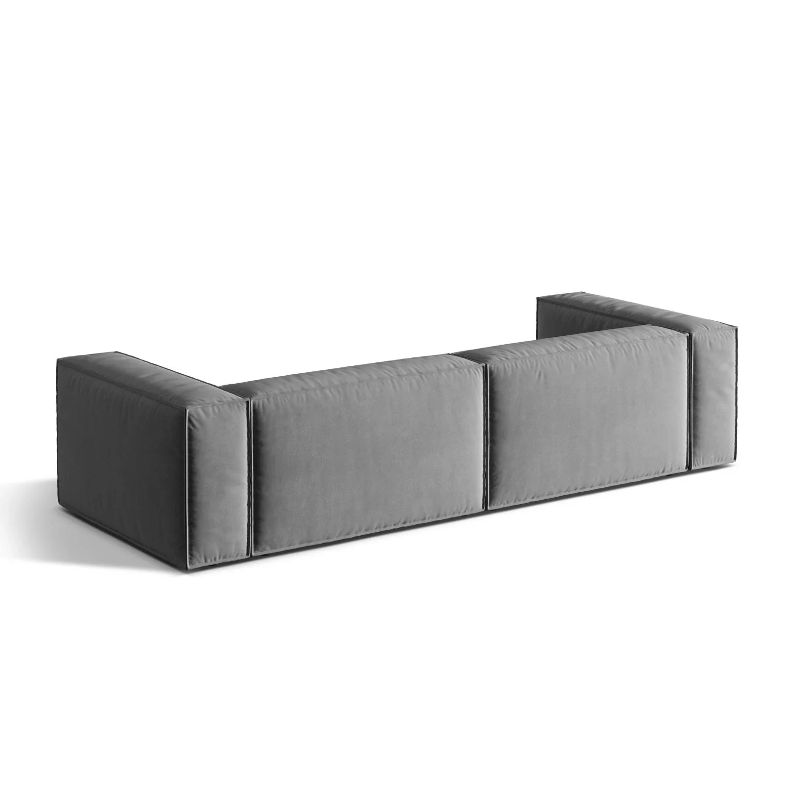 Nuria 5-Sitzer Sofa mit Bezug aus Samt, Boucle oder Strukturstoff, 110x290 cm - Image 83