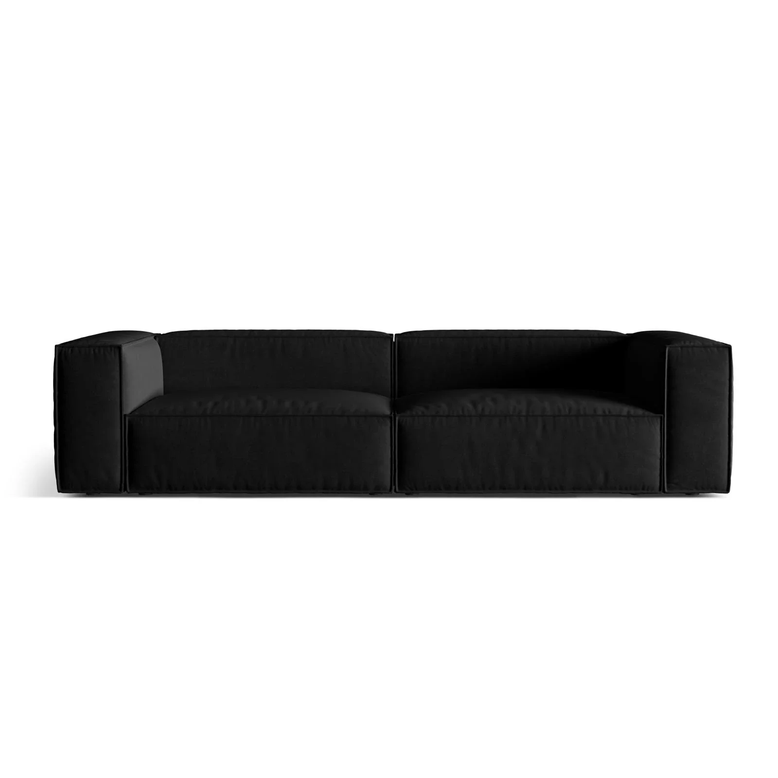 Nuria 5-Sitzer Sofa mit Bezug aus Samt, Boucle oder Strukturstoff, 110x290 cm - Image 86