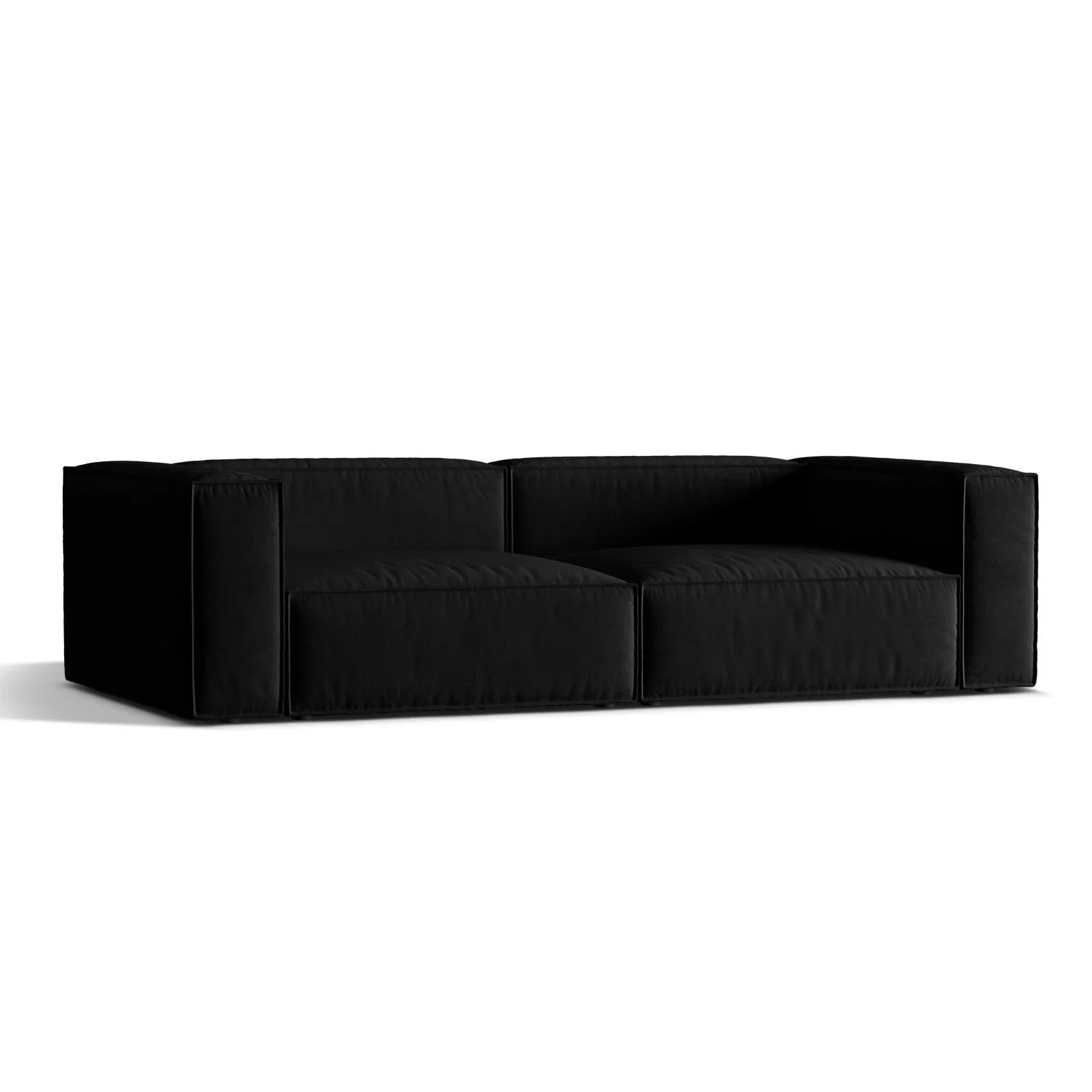 Nuria 5-Sitzer Sofa mit Bezug aus Samt, Boucle oder Strukturstoff, 110x290 cm - Image 87