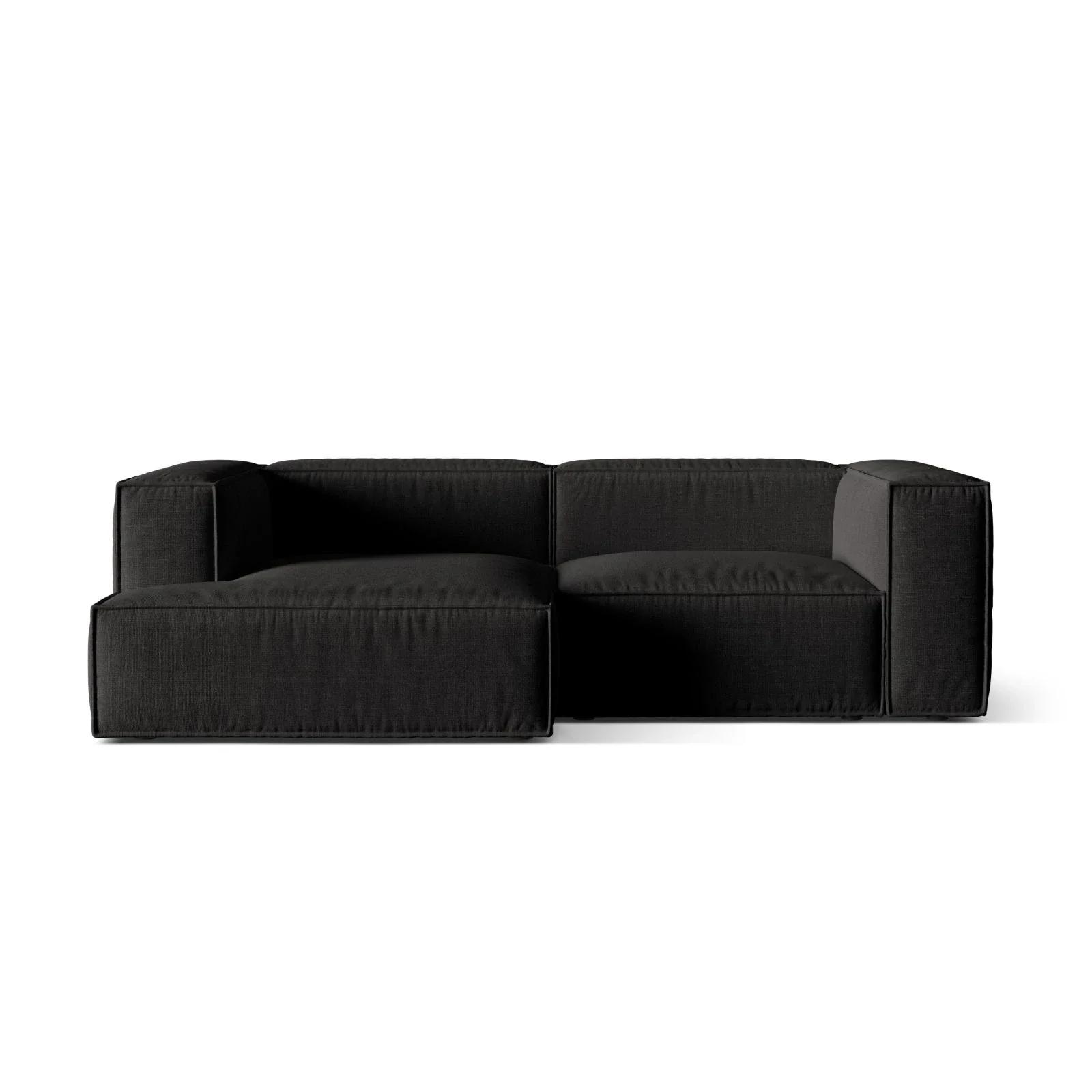 Nuria Ecksofa Links, mit Bezug aus Samt, Boucle oder Strukturstoff, 147x252 cm - Image 31