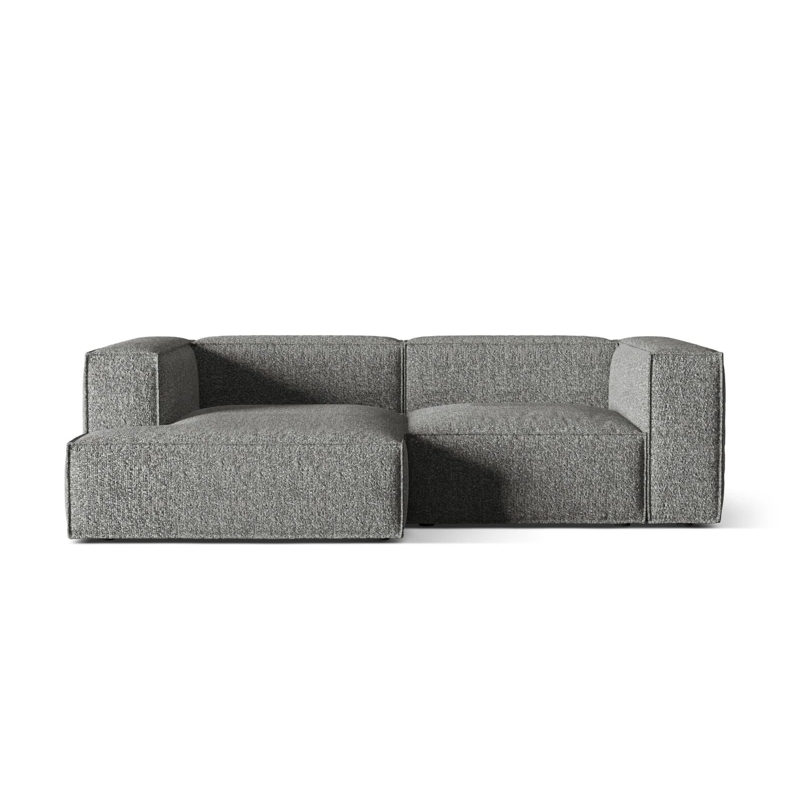 Nuria Ecksofa Links, mit Bezug aus Samt, Boucle oder Strukturstoff, 147x252 cm - Image 55