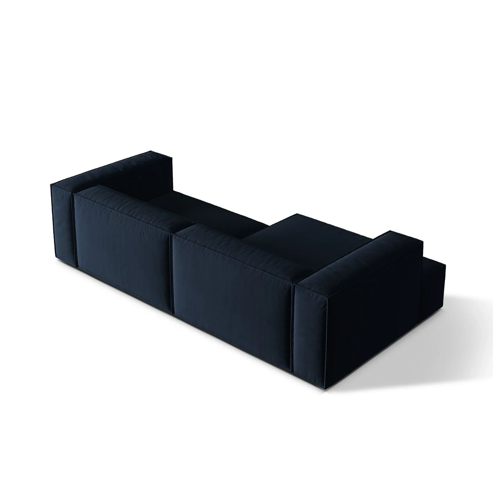 Nuria Ecksofa Links, mit Bezug aus Samt, Boucle oder Strukturstoff, 147x292 cm - Image 88