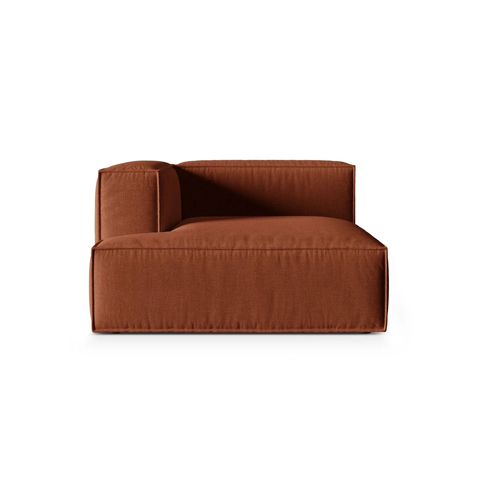 Nuria Modulares Sofa Sitzelement, Linke Seite, aus Samt, Boucle oder Strukturstoff, 147x127 cm - Image 11