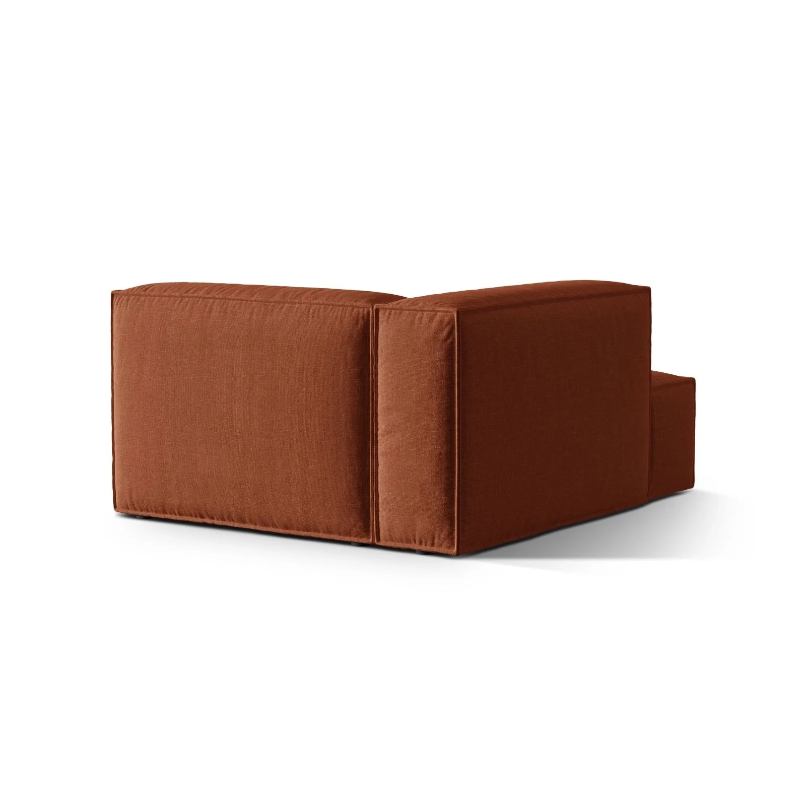 Nuria Modulares Sofa Sitzelement, Linke Seite, aus Samt, Boucle oder Strukturstoff, 147x127 cm - Image 14