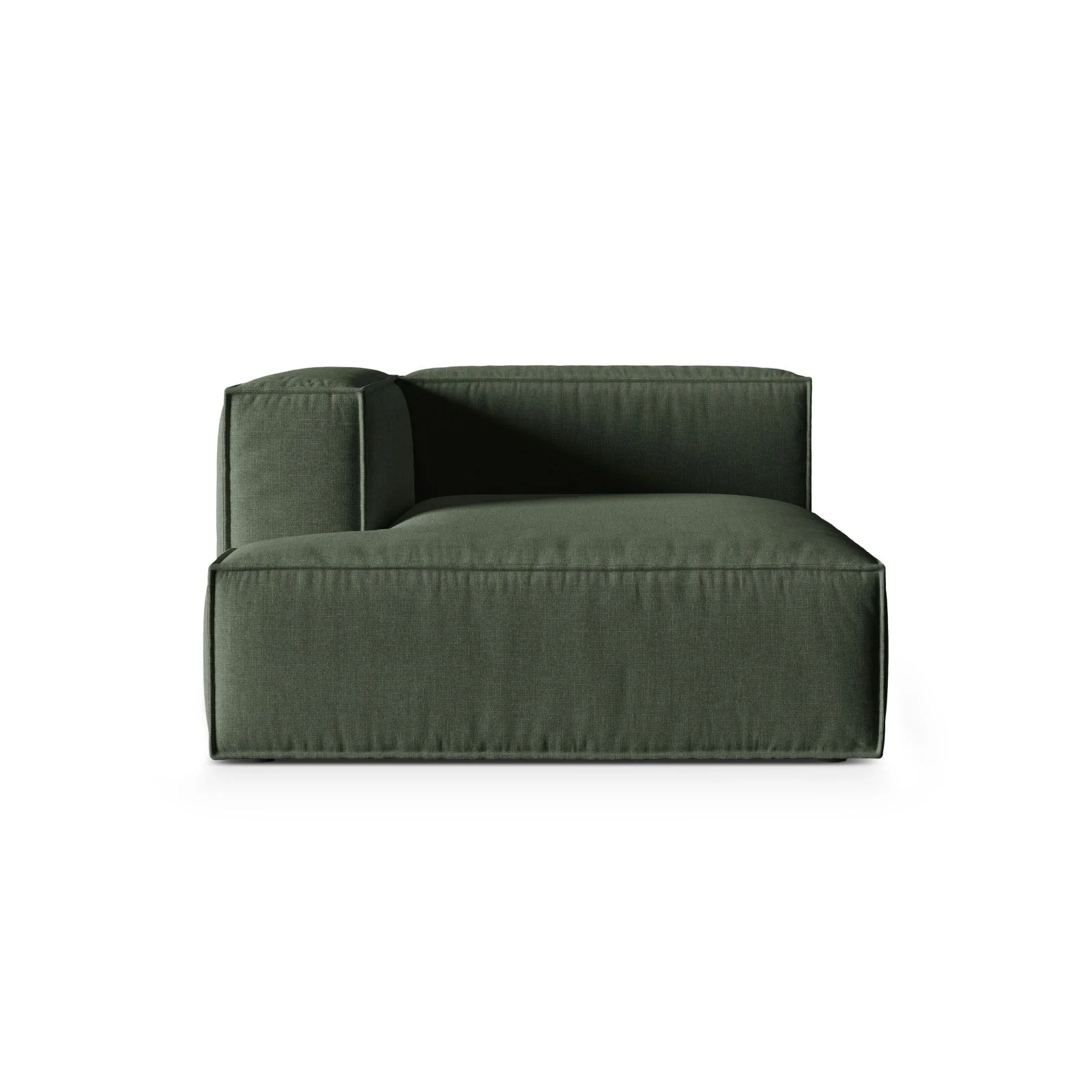 Nuria Modulares Sofa Sitzelement, Linke Seite, aus Samt, Boucle oder Strukturstoff, 147x127 cm - Image 16