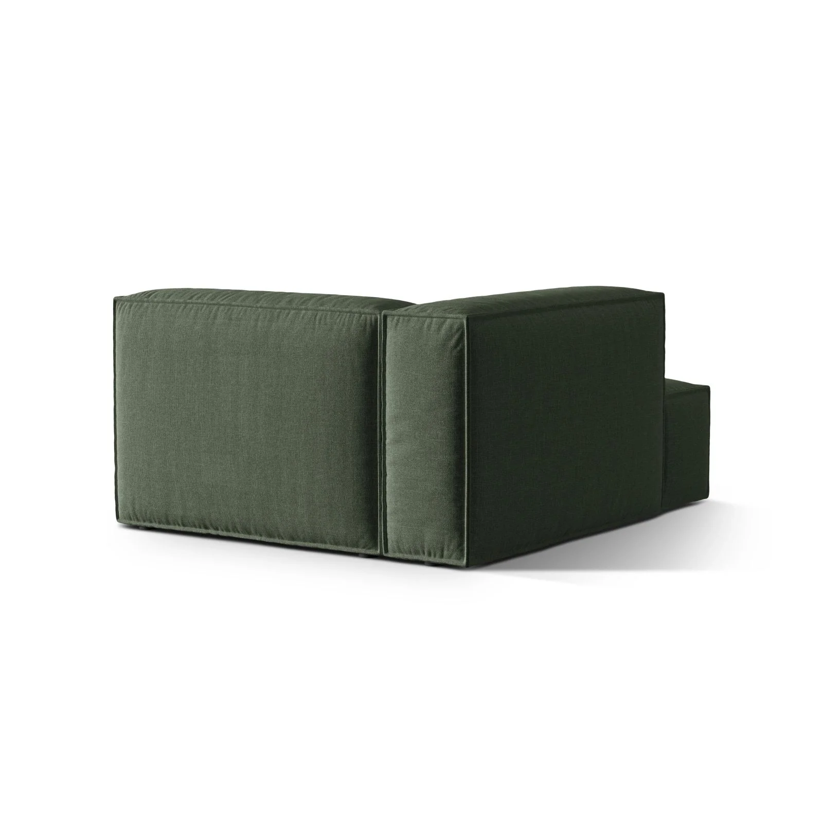 Nuria Modulares Sofa Sitzelement, Linke Seite, aus Samt, Boucle oder Strukturstoff, 147x127 cm - Image 19