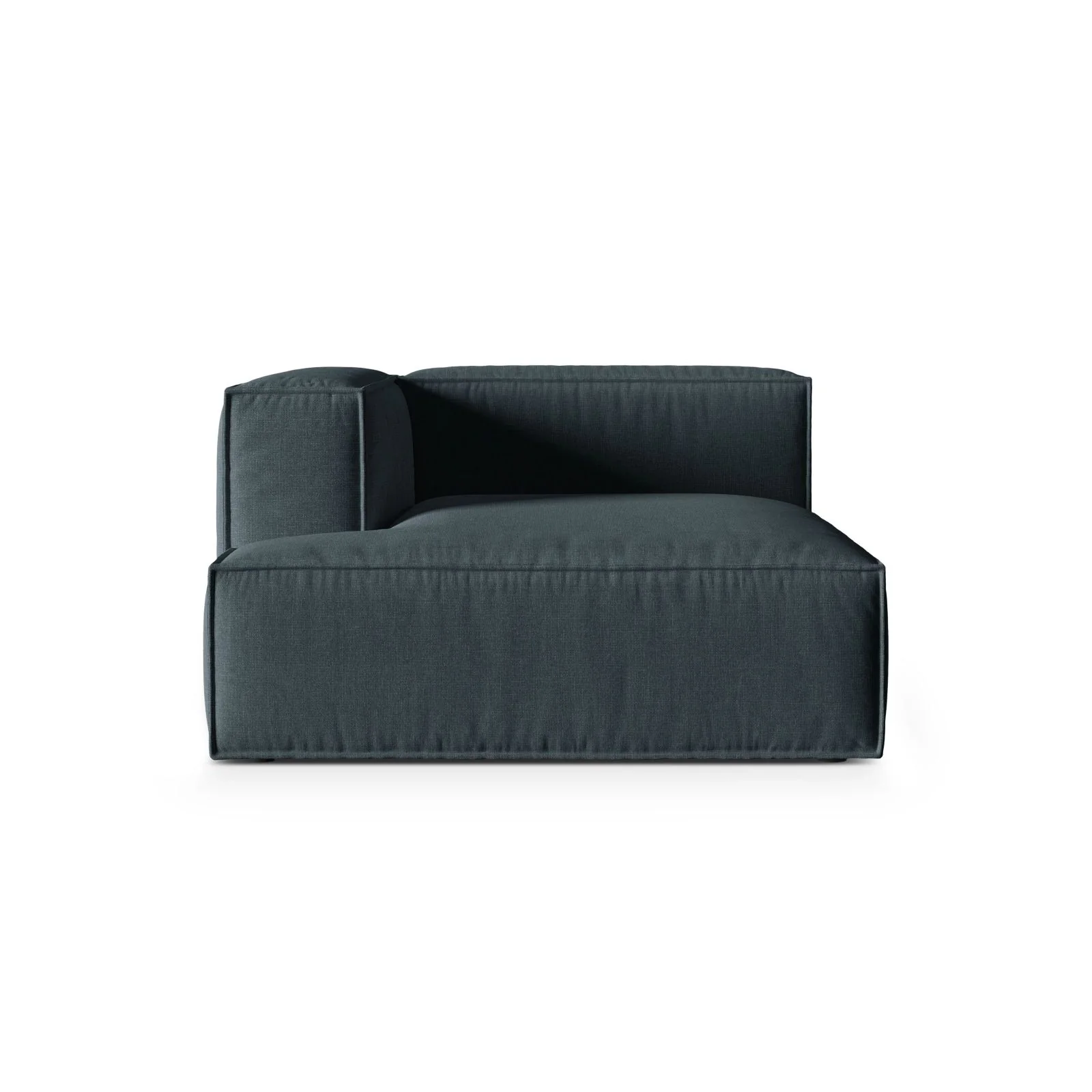 Nuria Modulares Sofa Sitzelement, Linke Seite, aus Samt, Boucle oder Strukturstoff, 147x127 cm - Image 21