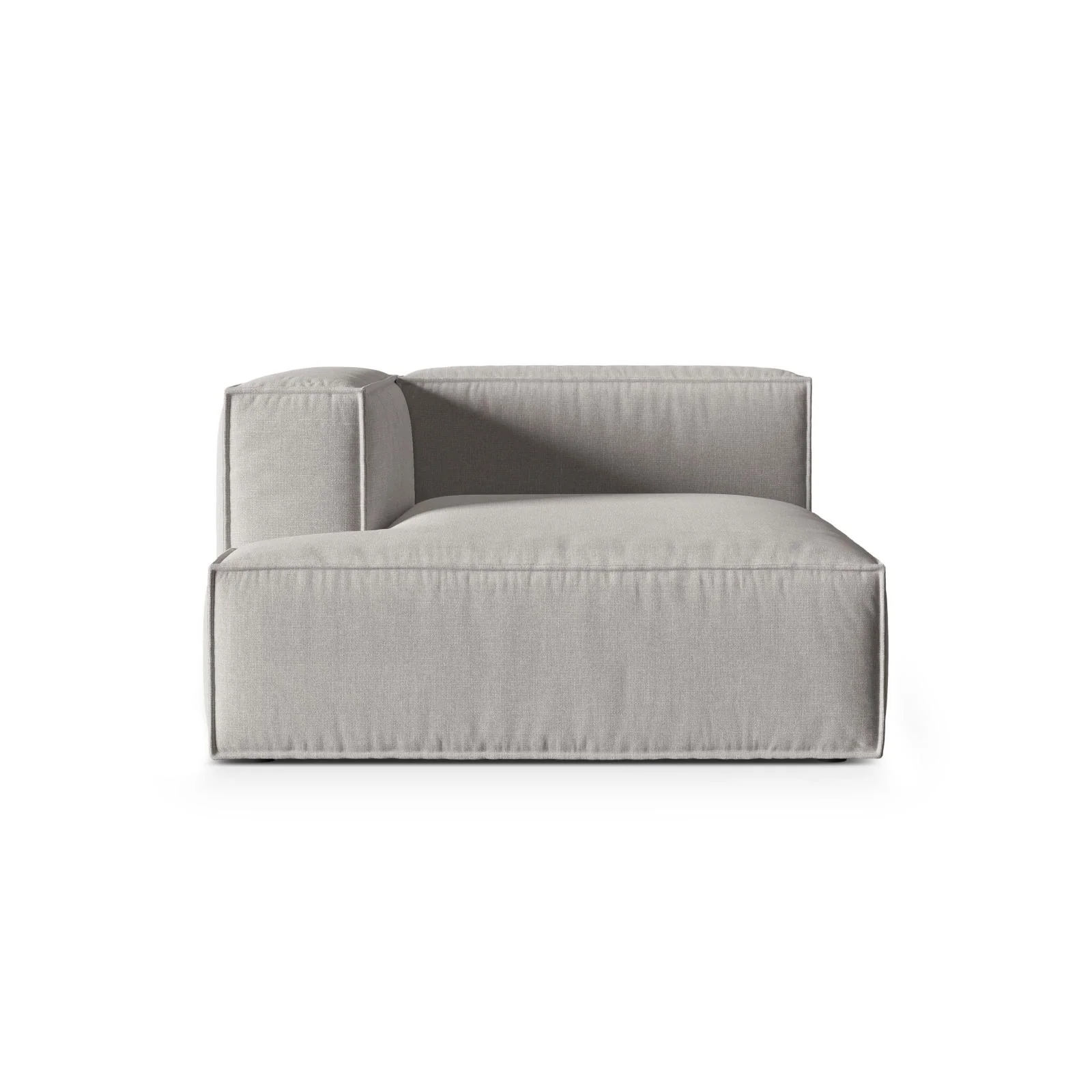 Nuria Modulares Sofa Sitzelement, Linke Seite, aus Samt, Boucle oder Strukturstoff, 147x127 cm - Image 26