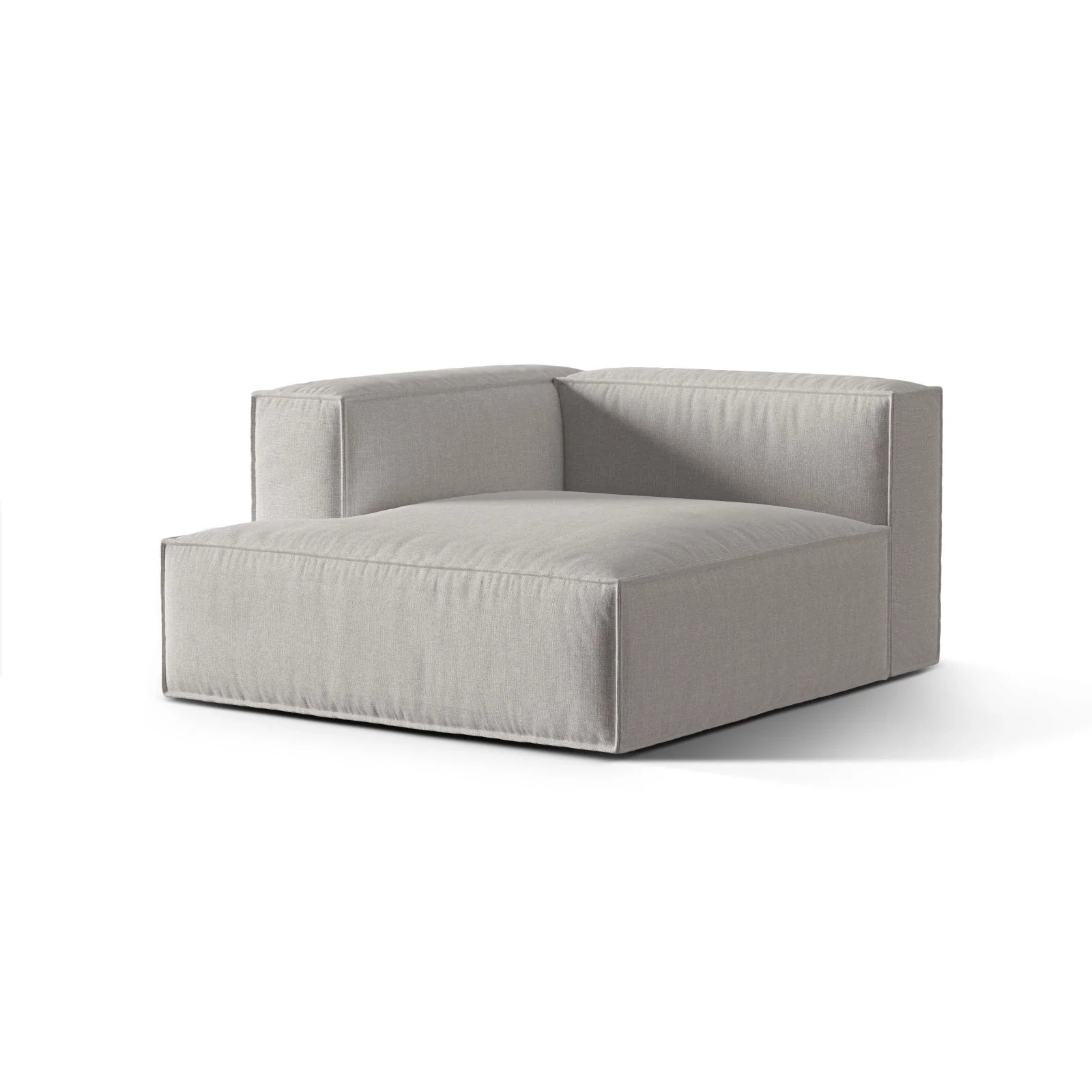 Nuria Modulares Sofa Sitzelement, Linke Seite, aus Samt, Boucle oder Strukturstoff, 147x127 cm - Image 28