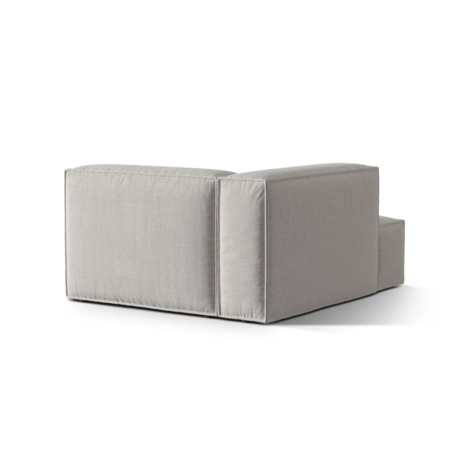 Nuria Modulares Sofa Sitzelement, Linke Seite, aus Samt, Boucle oder Strukturstoff, 147x127 cm - Image 29