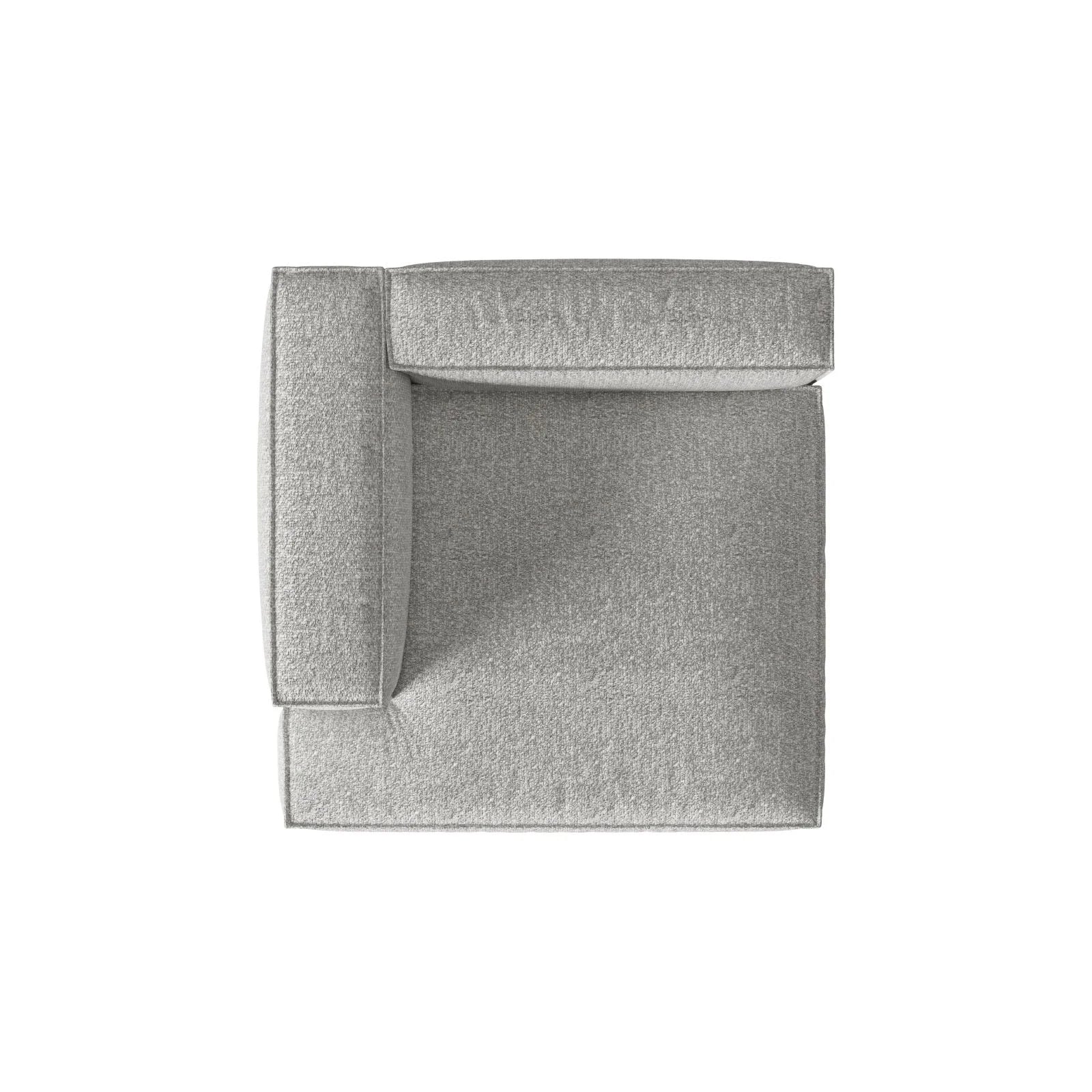 Nuria Modulares Sofa Sitzelement, Linke Seite, aus Samt, Boucle oder Strukturstoff, 147x127 cm - Image 50