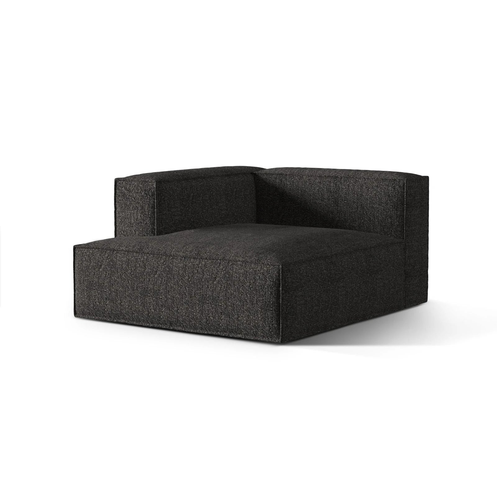 Nuria Modulares Sofa Sitzelement, Linke Seite, aus Samt, Boucle oder Strukturstoff, 147x127 cm - Image 53
