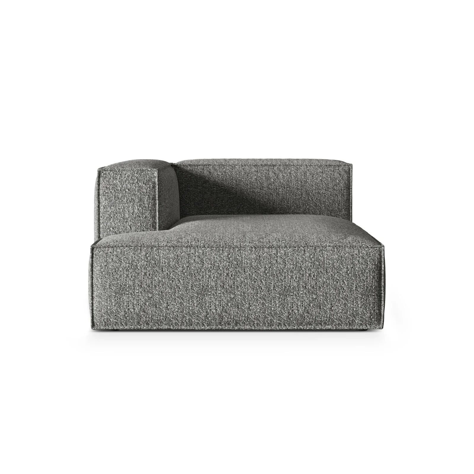 Nuria Modulares Sofa Sitzelement, Linke Seite, aus Samt, Boucle oder Strukturstoff, 147x127 cm - Image 56