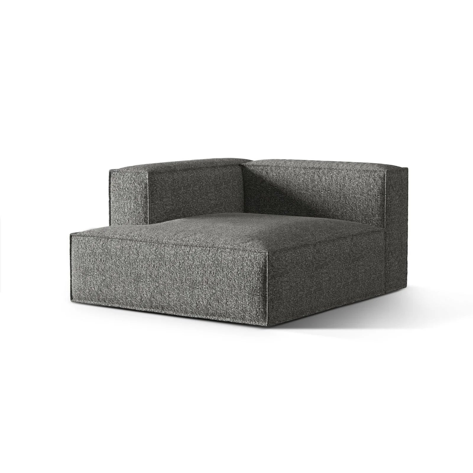 Nuria Modulares Sofa Sitzelement, Linke Seite, aus Samt, Boucle oder Strukturstoff, 147x127 cm - Image 58