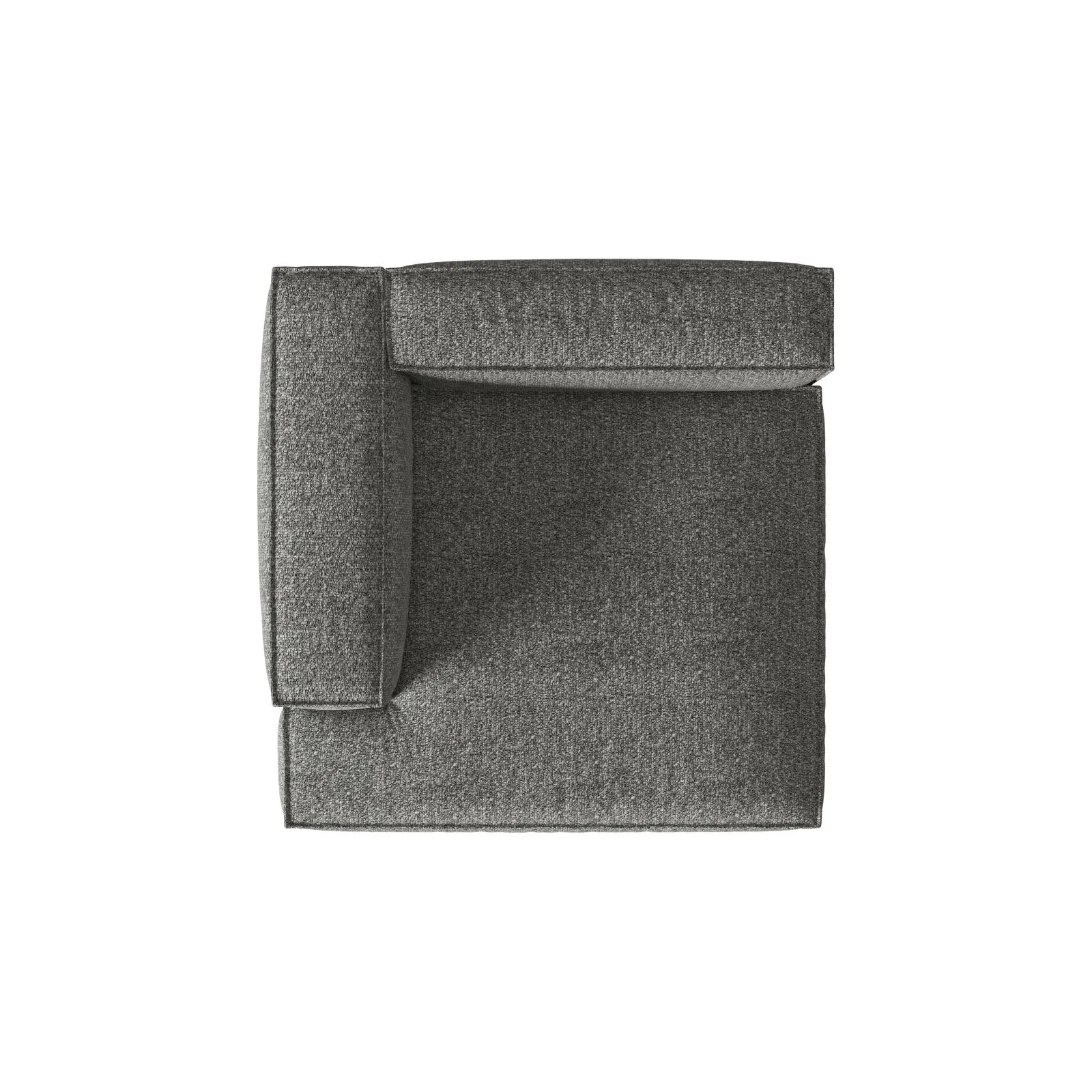 Nuria Modulares Sofa Sitzelement, Linke Seite, aus Samt, Boucle oder Strukturstoff, 147x127 cm - Image 60