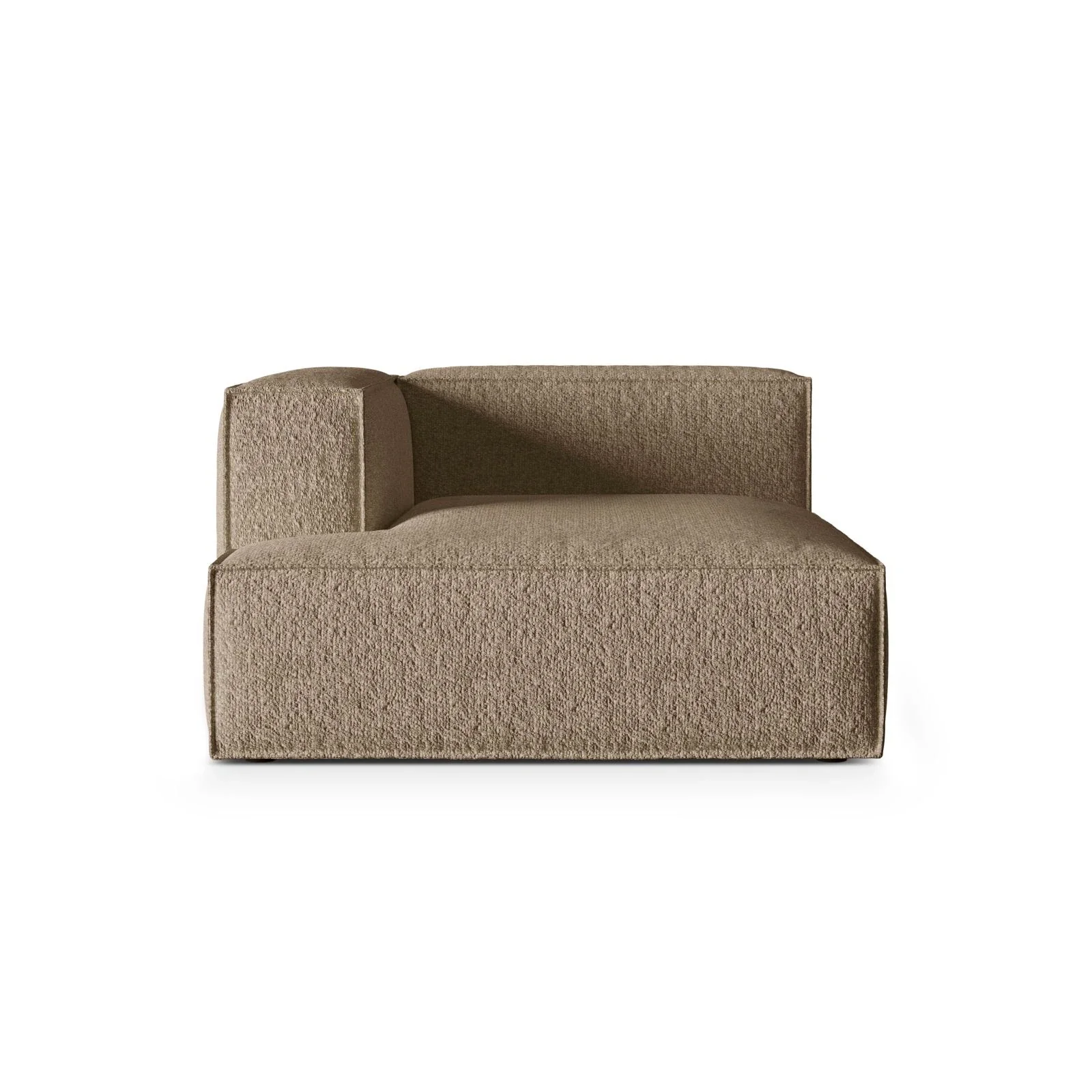 Nuria Modulares Sofa Sitzelement, Linke Seite, aus Samt, Boucle oder Strukturstoff, 147x127 cm - Image 61