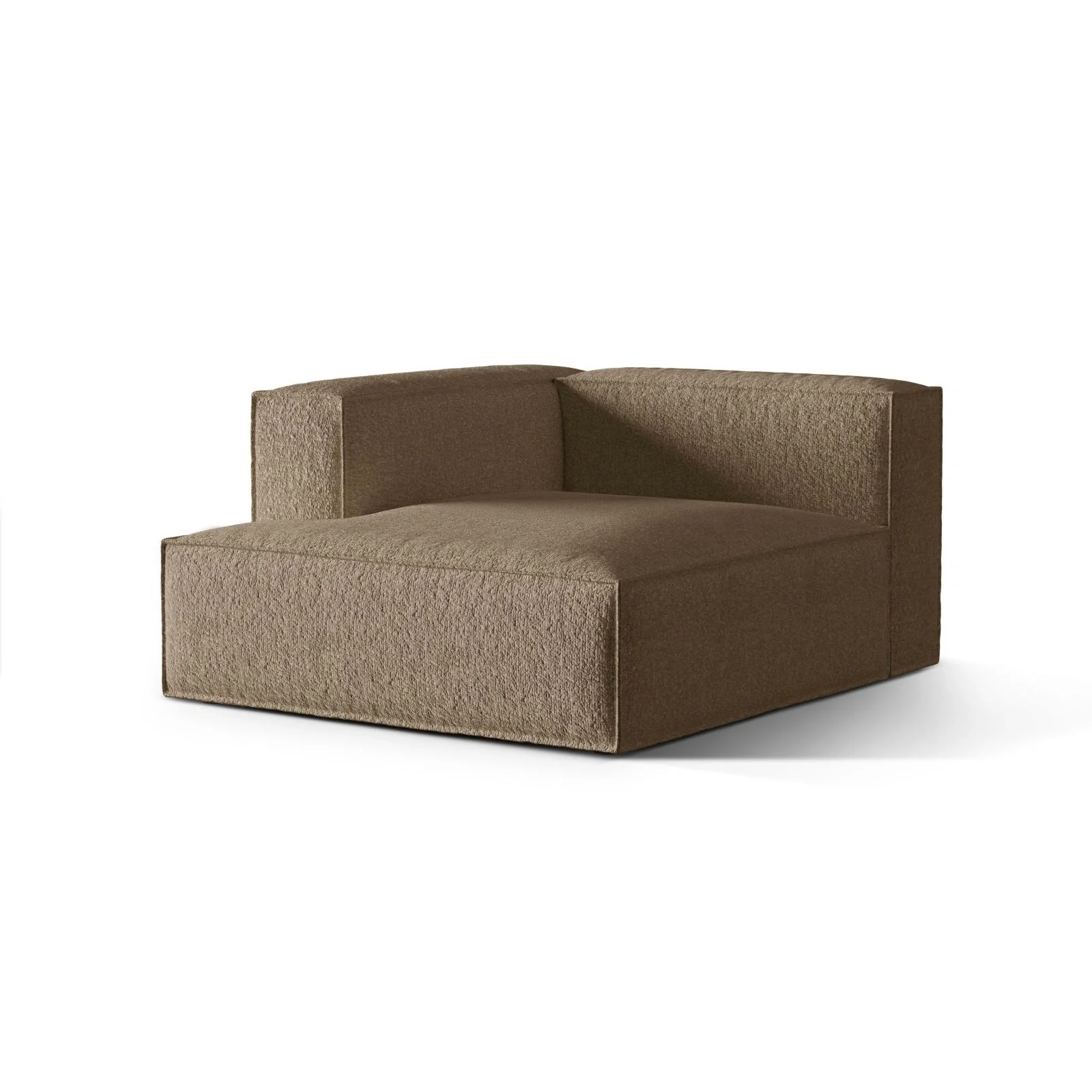 Nuria Modulares Sofa Sitzelement, Linke Seite, aus Samt, Boucle oder Strukturstoff, 147x127 cm - Image 63