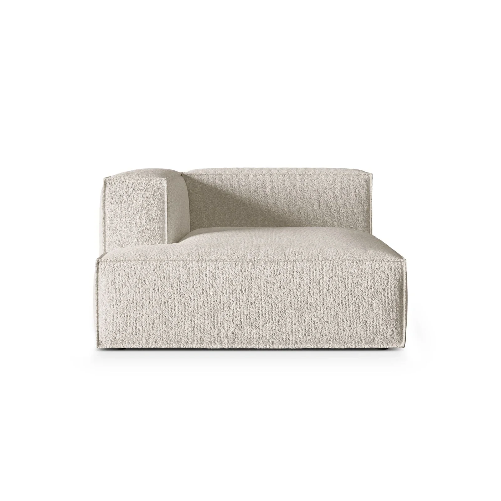 Nuria Modulares Sofa Sitzelement, Linke Seite, aus Samt, Boucle oder Strukturstoff, 147x127 cm - Image 67